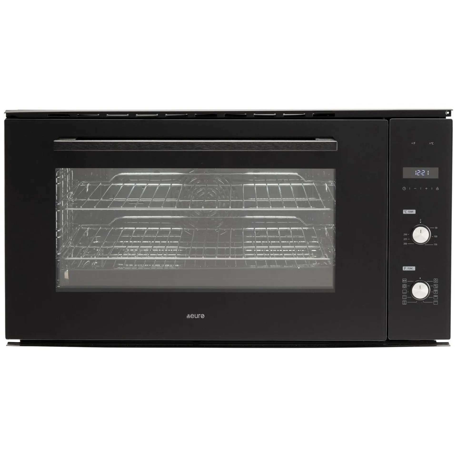 Euro 90cm Electric Multi Function Black Oven OE90O9B1