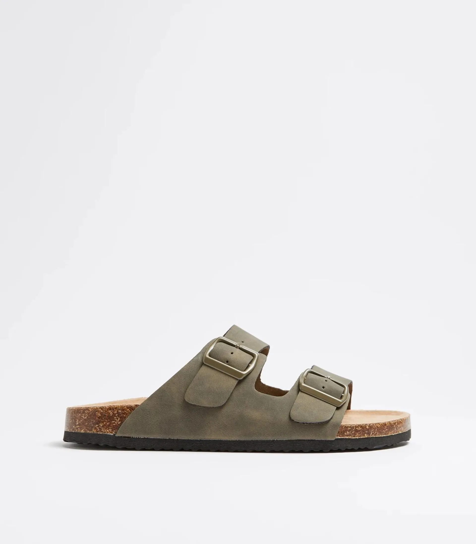 Mens Moulded Cork Sandals - Forest