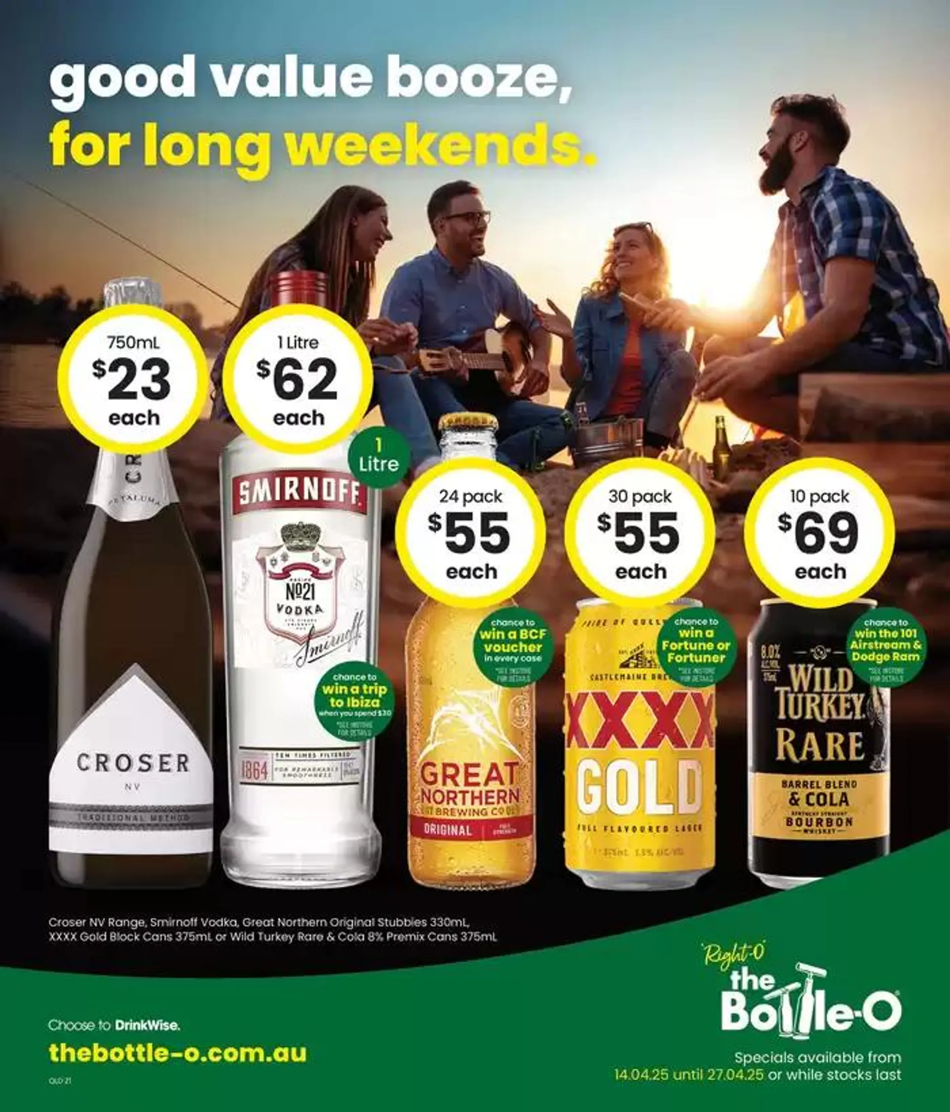 Good Value Booze, For Long Weekends. - 1