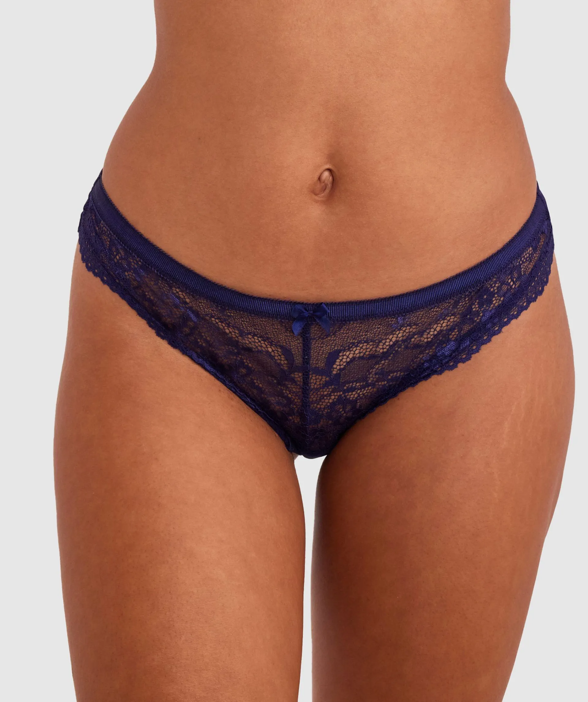 Hattie Brazilian Knicker - Navy