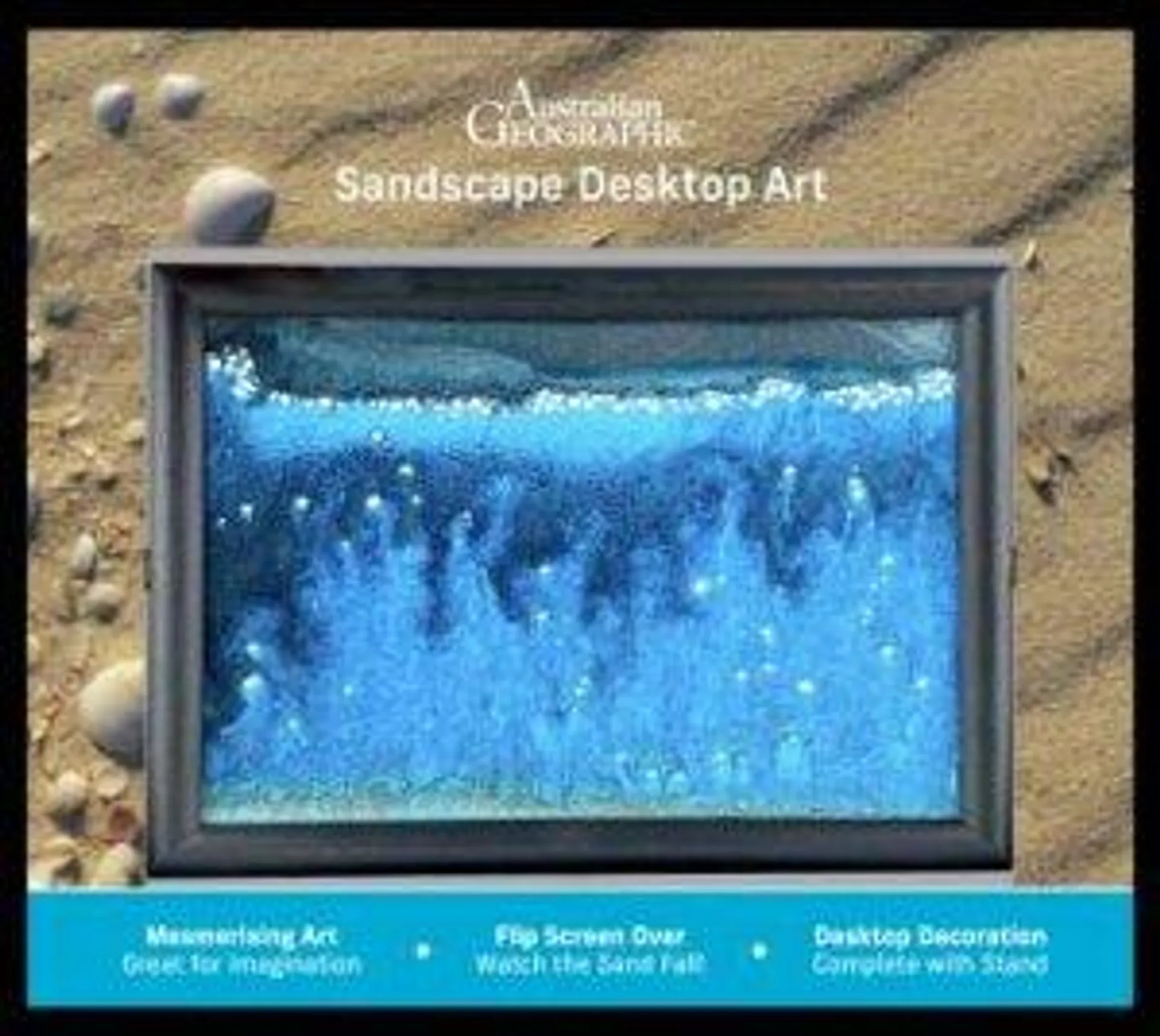 Australian Geographic Sandscape Desktop Art - Blue