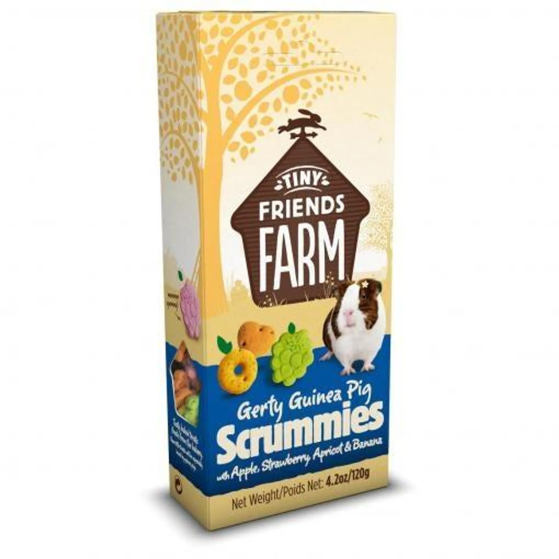 TFF Gerty Guinea Pig Scrummies Apple 120g