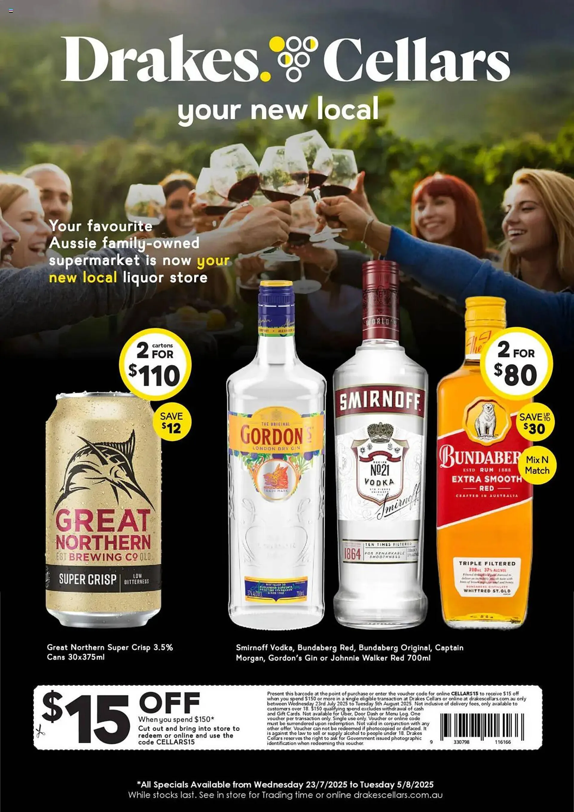 Cellarbrations catalogue - Catalogue valid from 22 July to 5 August 2025 - page 1
