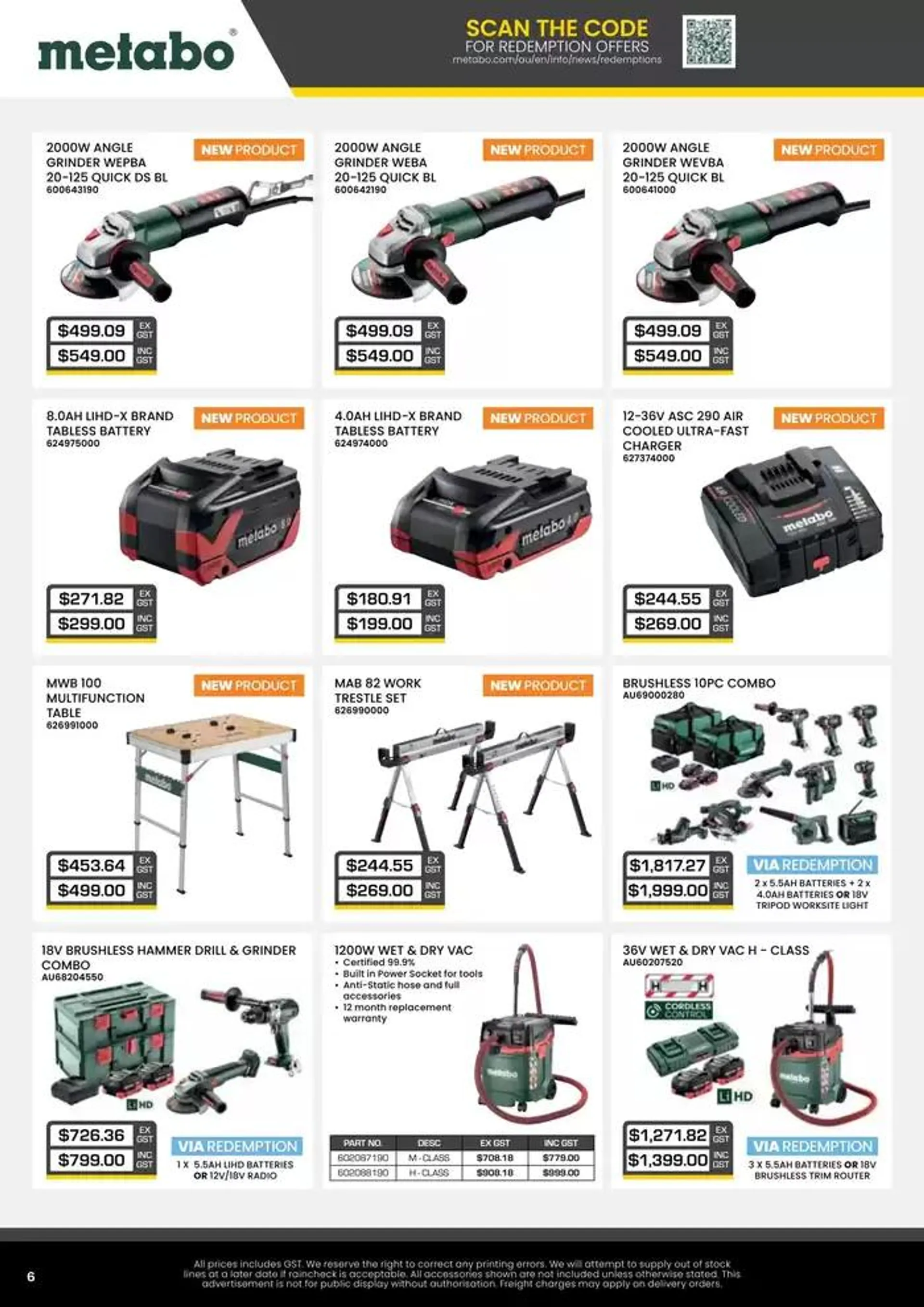 Tool Centre McKinnon Jan-Mar 2025 - Catalogue valid from 24 December to 31 March 2025 - page 6