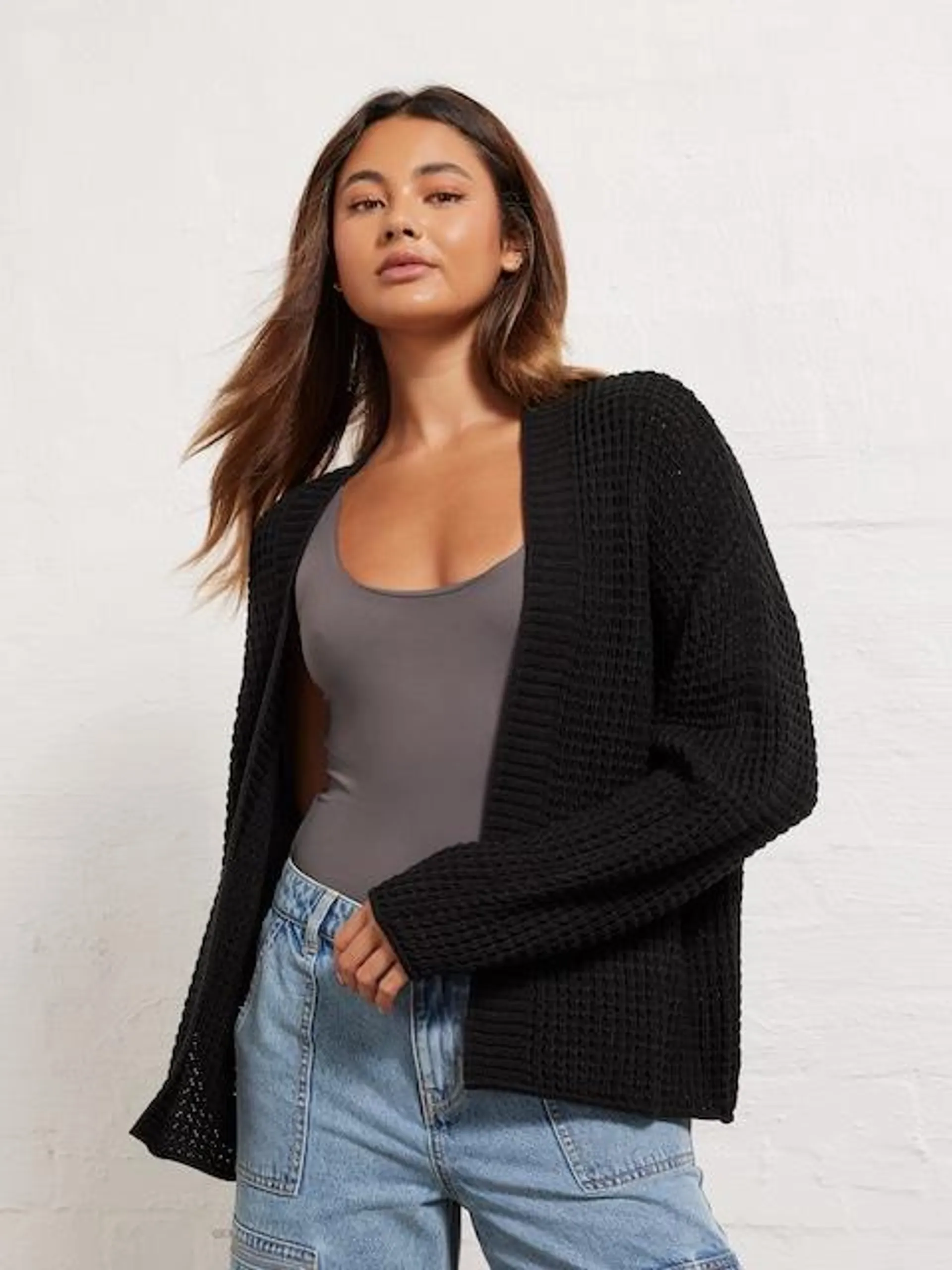 Blake Textured Knit Cardi