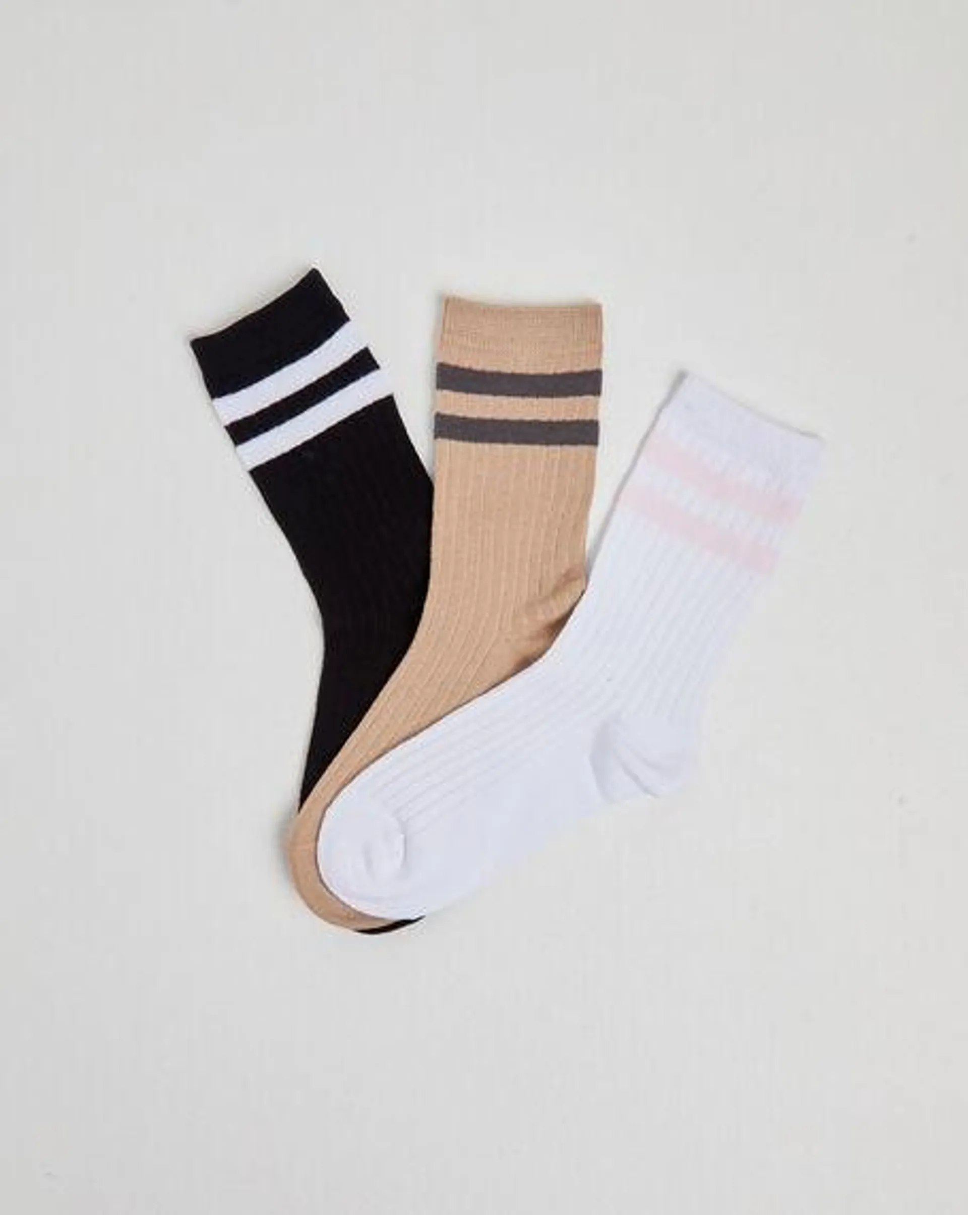 Speedy Socks 3 Pack Multi