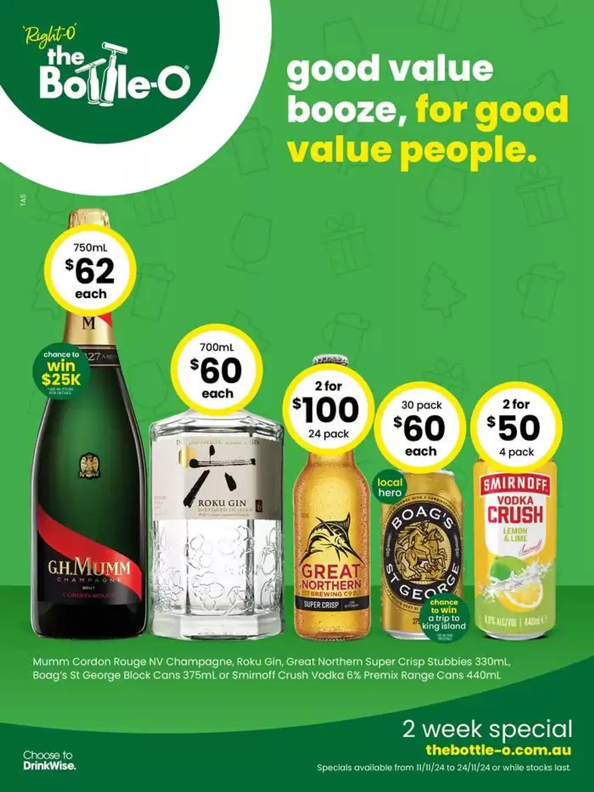 Good Value Booze, For Good Value People 11/11 - 1