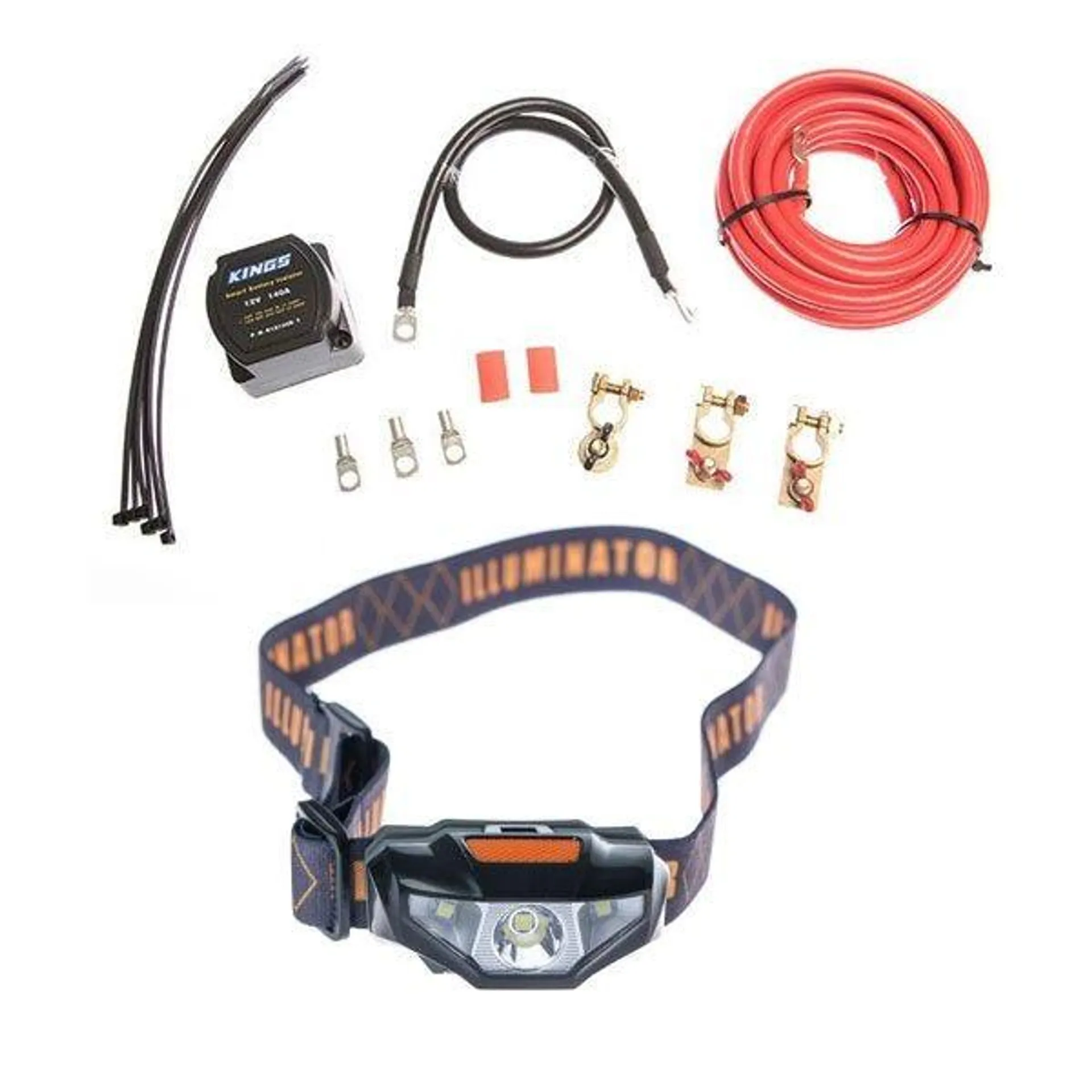 Adventure Kings Dual Battery System + Kings LED Head Torch