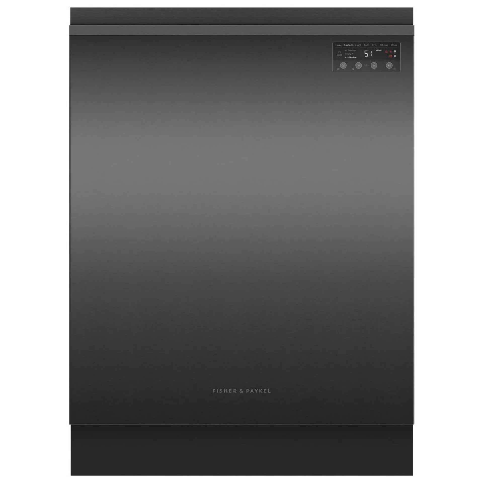 Fisher Paykel 60cm Built Under Black Stainless Steel Sanitise Series 7 Dishwasher DW60UN4B2