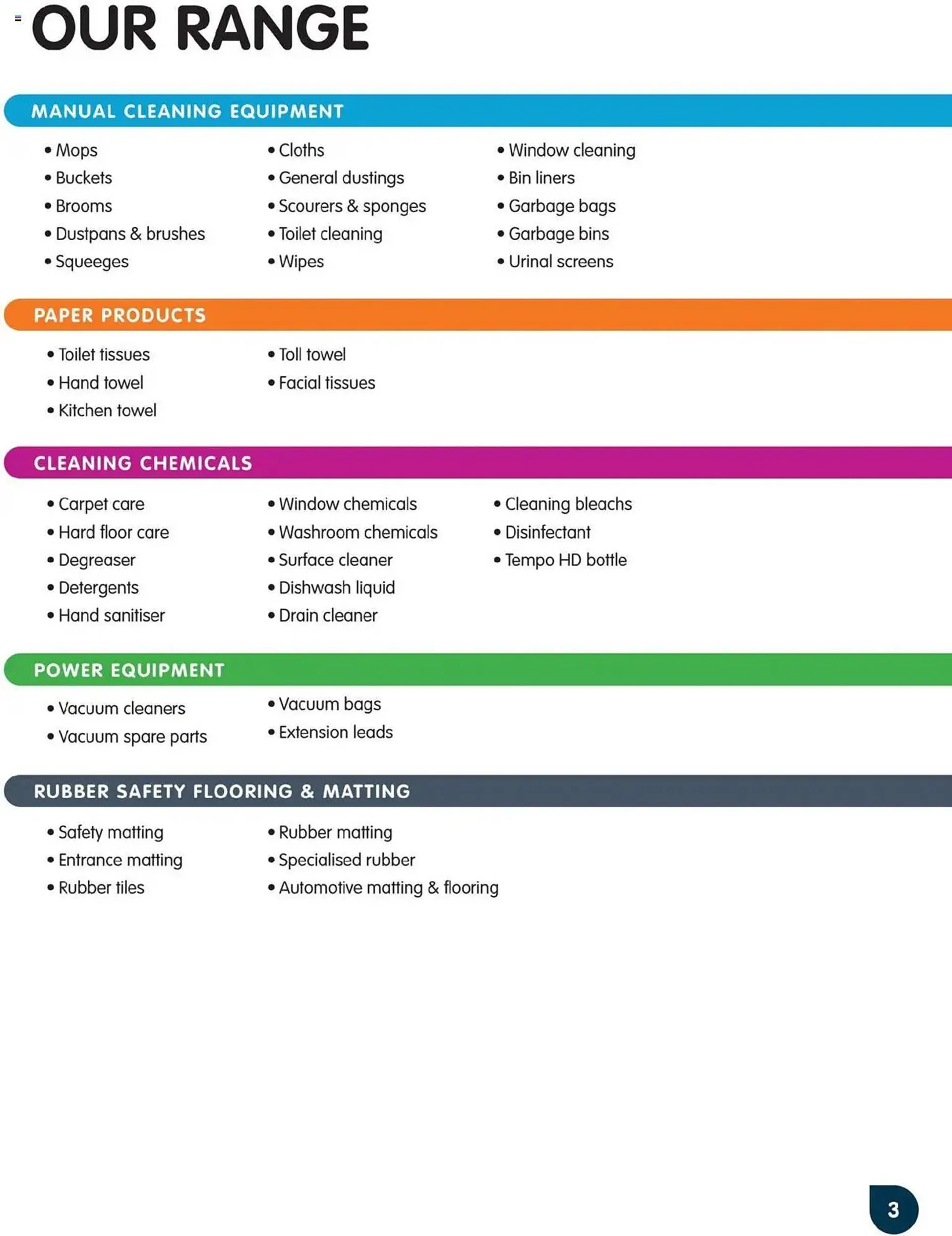 Clark Rubber catalogue - Catalogue valid from 5 May to 3 October 2025 - page 3