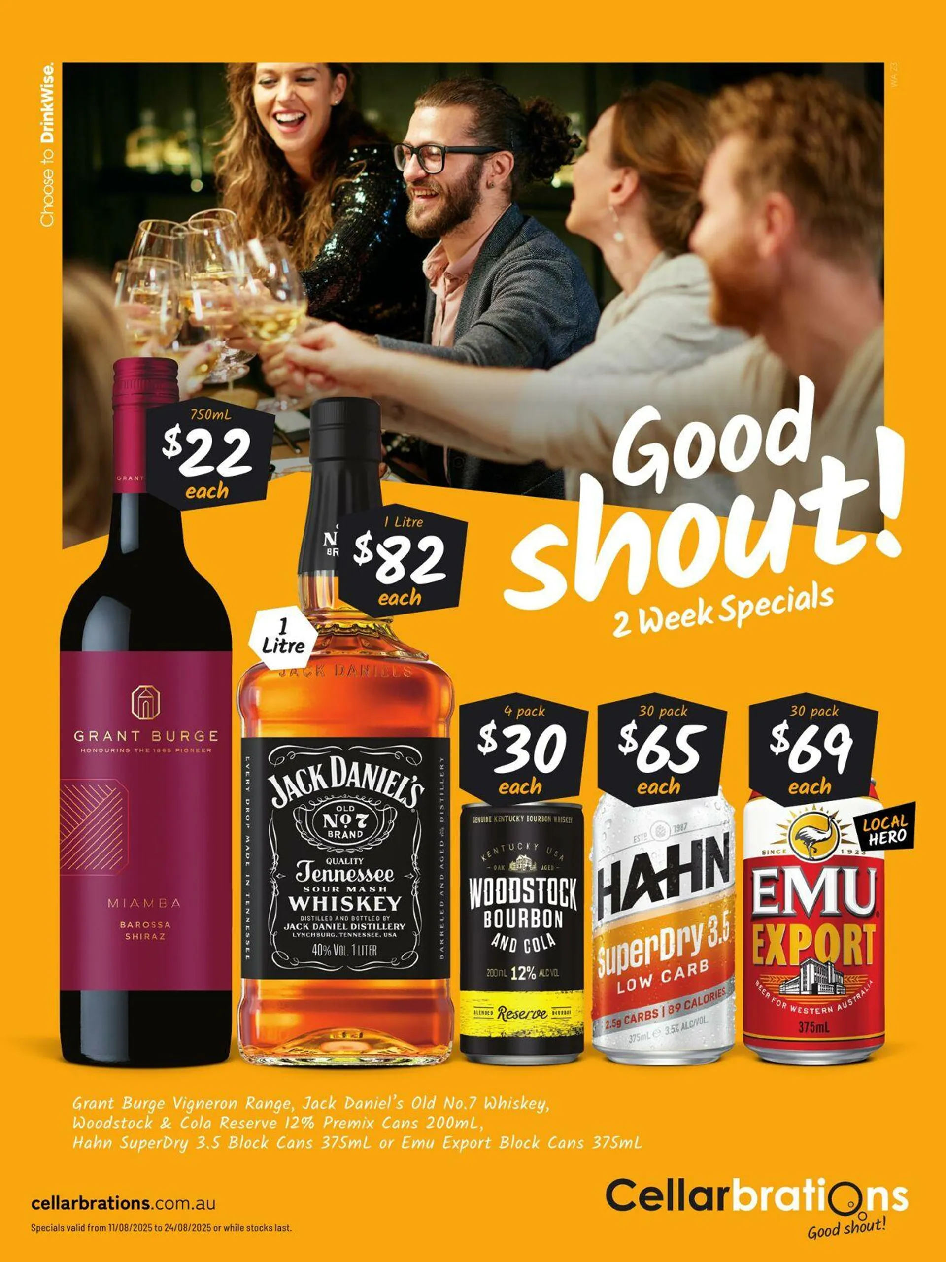 Cellarbrations - Z3 Current catalogue - Catalogue valid from 11 August to 24 August 2025 - page 1