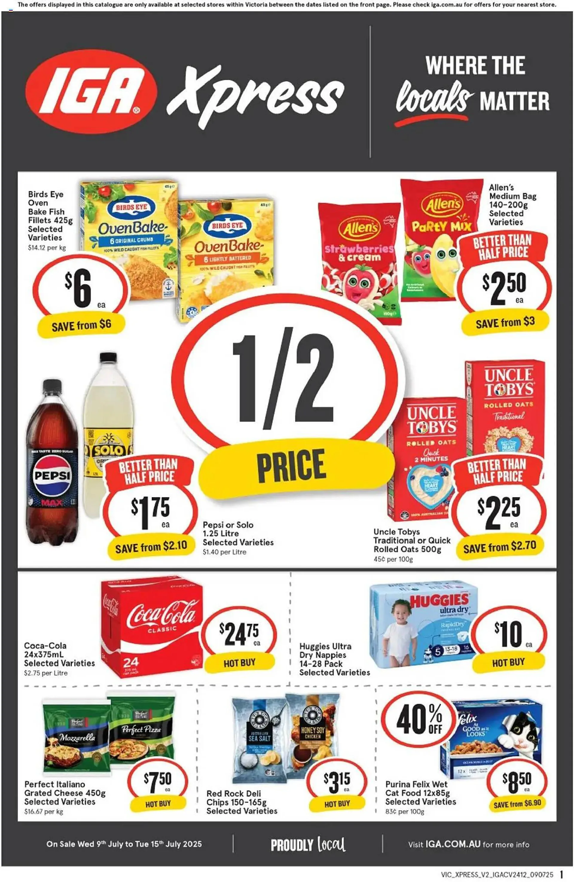 IGA Xpress catalogue - Catalogue valid from 8 July to 15 July 2025 - page 1