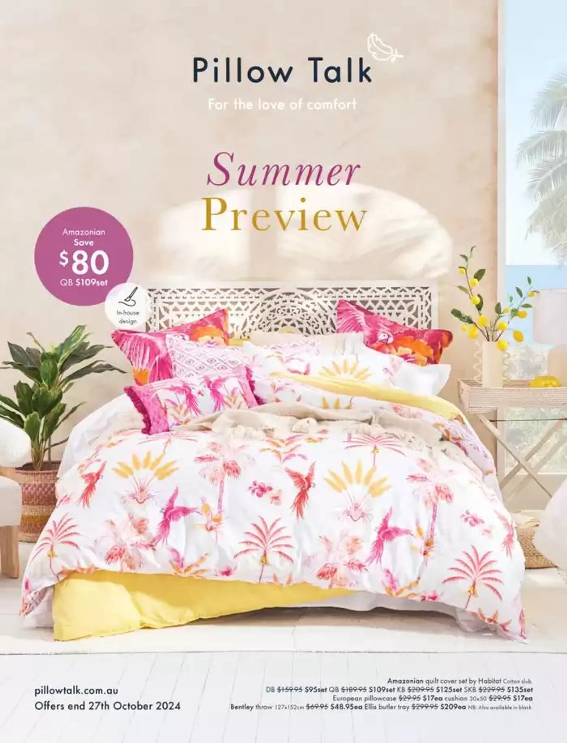 Summer Preview Catalogue - Catalogue valid from 11 October to 27 October 2024 - page 1