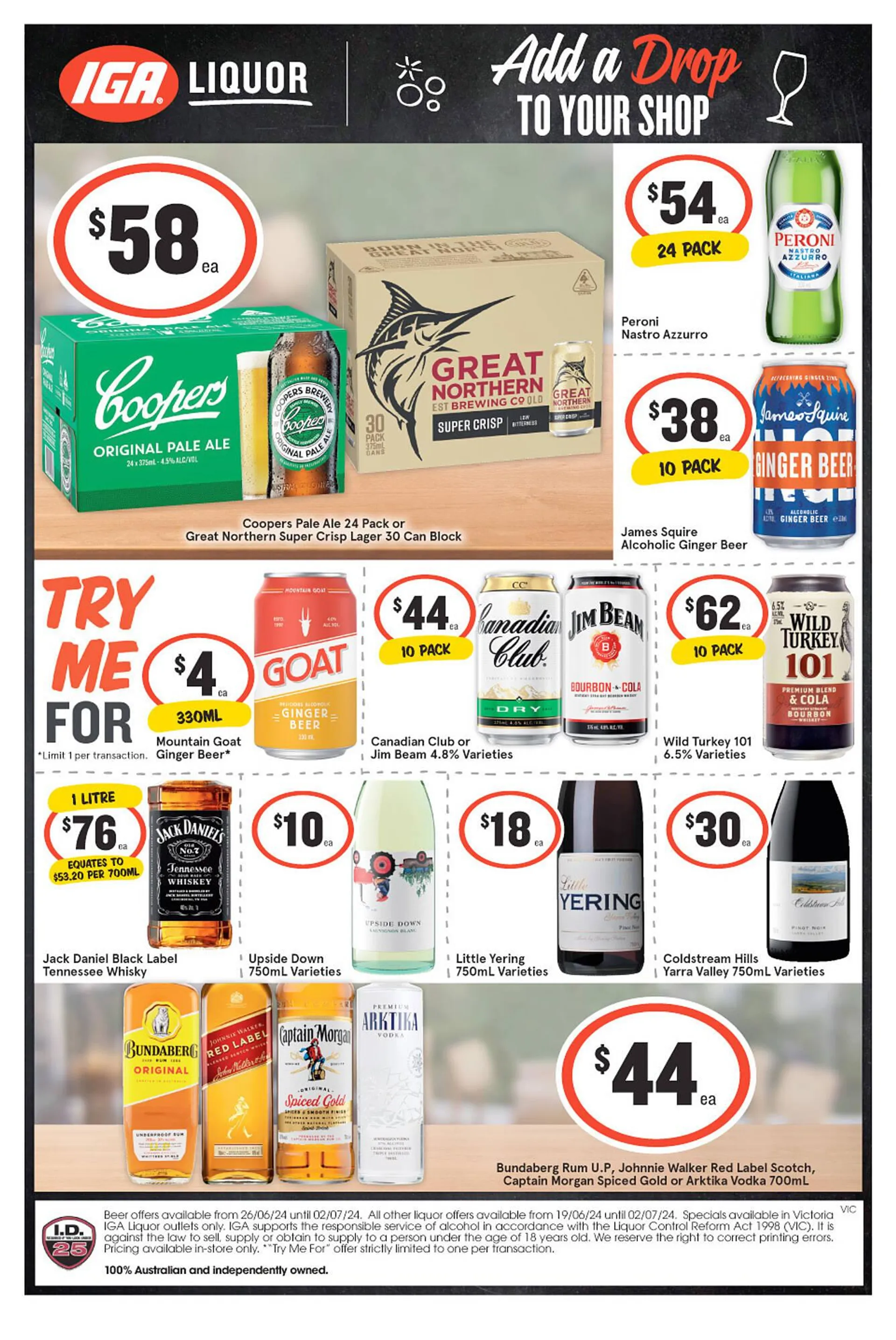 IGA Liquor catalogue - 1