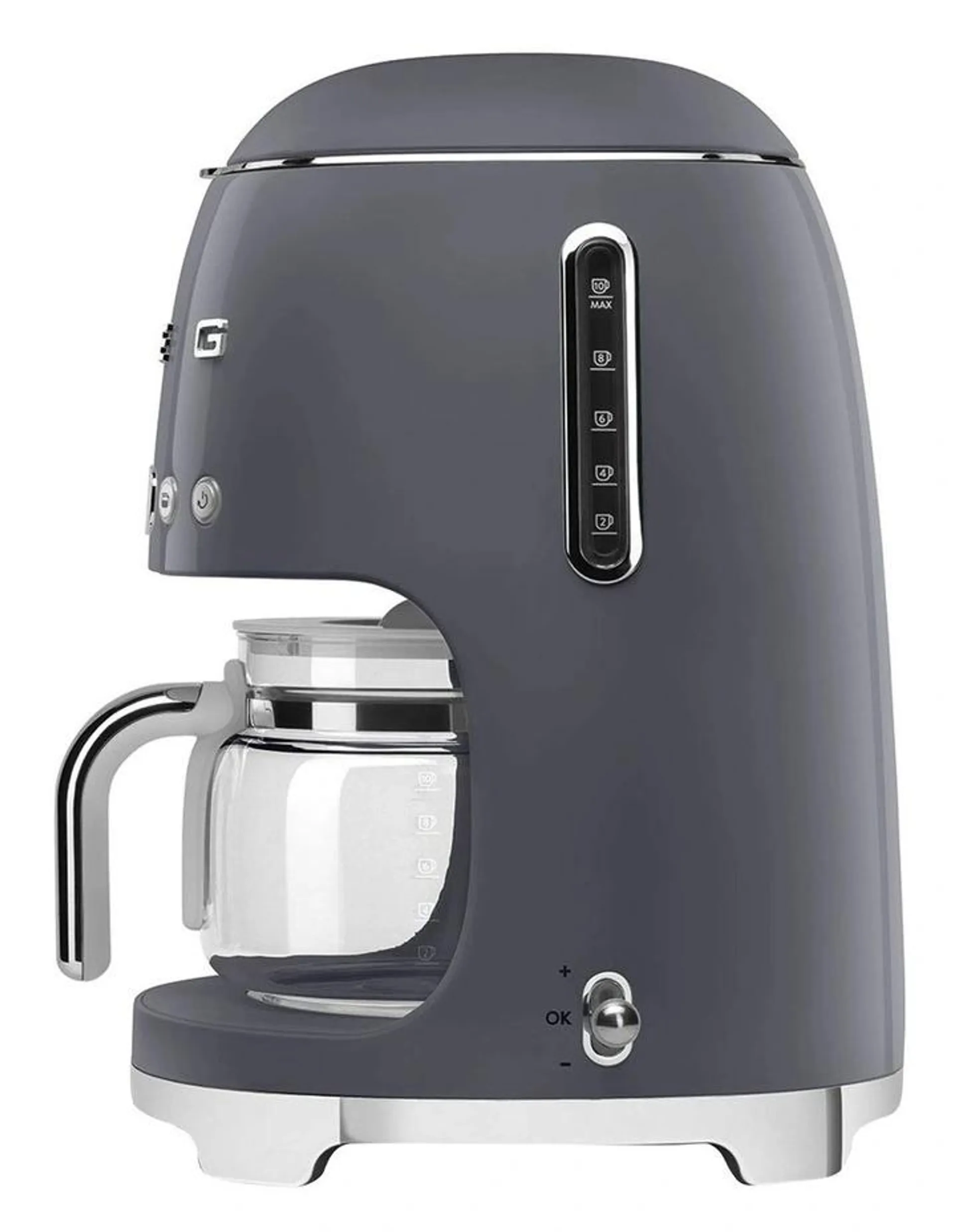 Retro Drip Filter Coffee Machine in Slate Grey DCF02GRAU in Grey DCF02GRAU