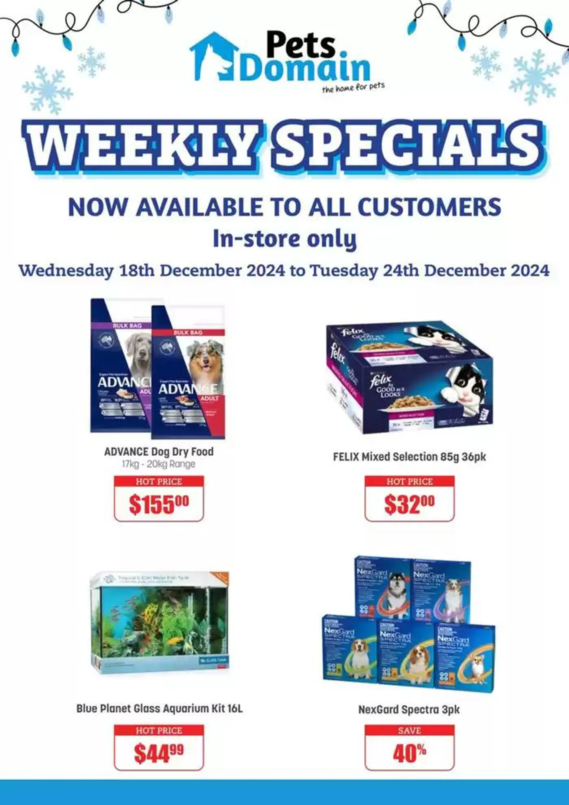 Weekly Specials - 1