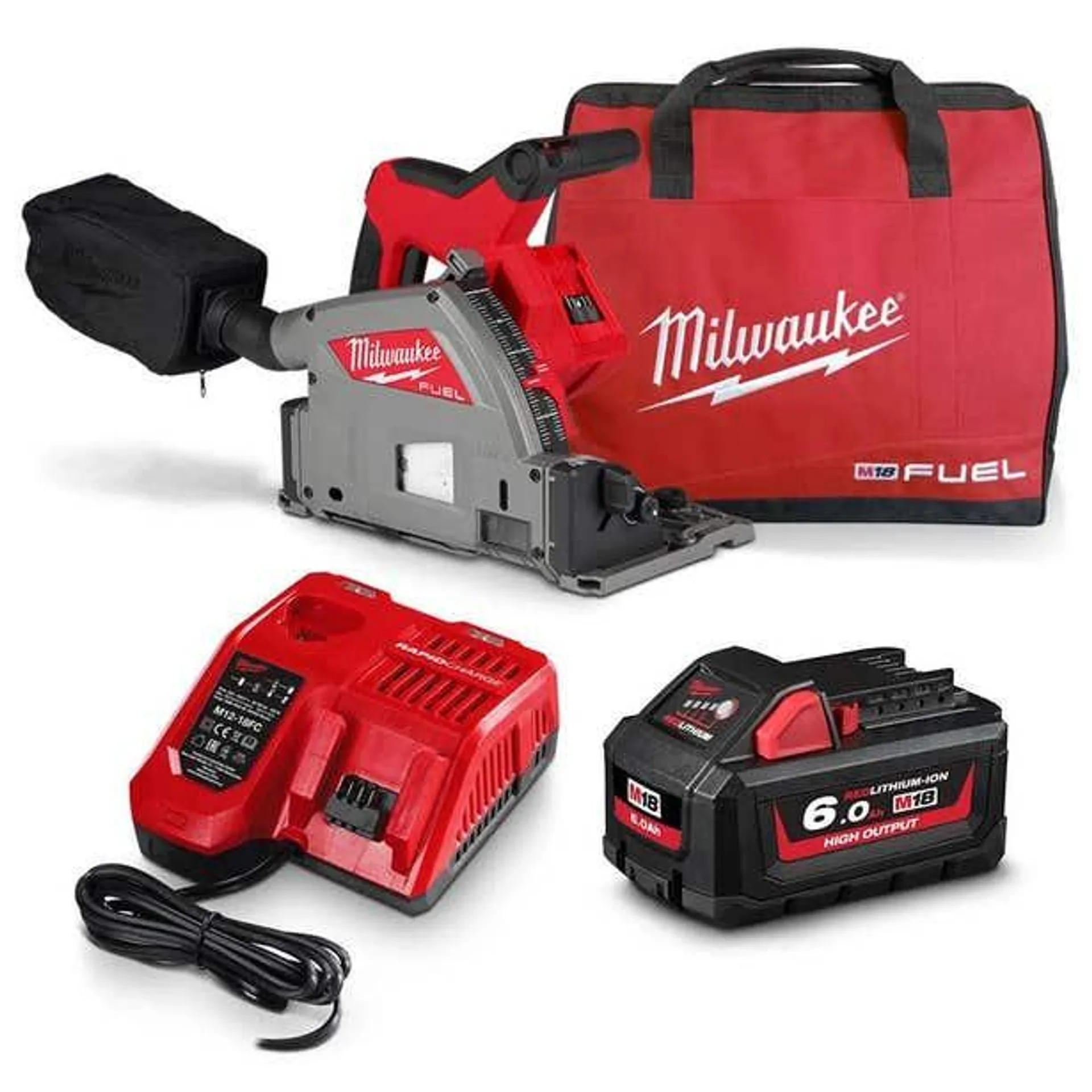 MILWAUKEE 18V FUEL™ 1 x 6.0Ah Track Saw Kit M18FPS55-601B