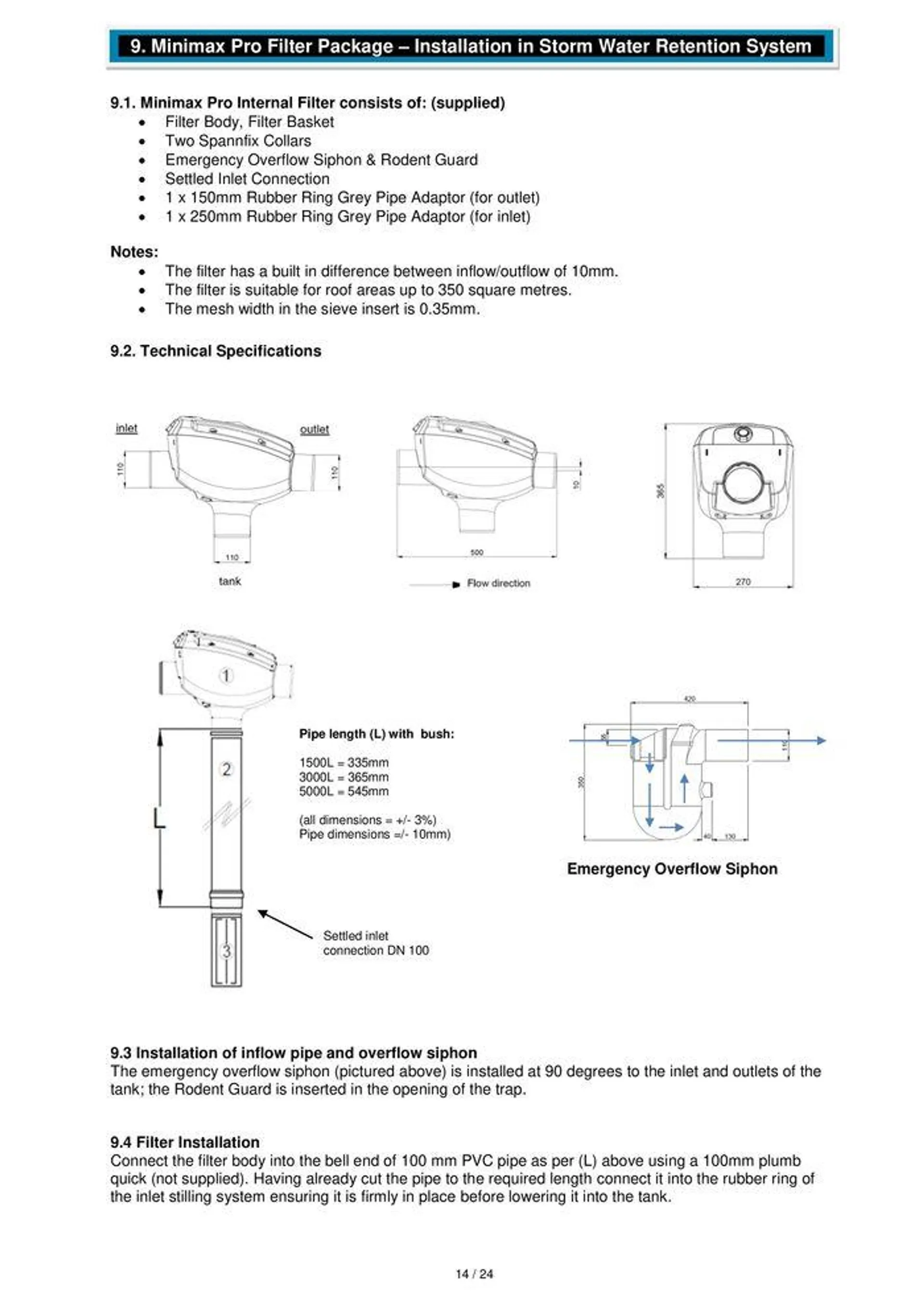 GRAF Underground Storm Water Tanks - Catalogue valid from 22 January to 31 December 2024 - page 14