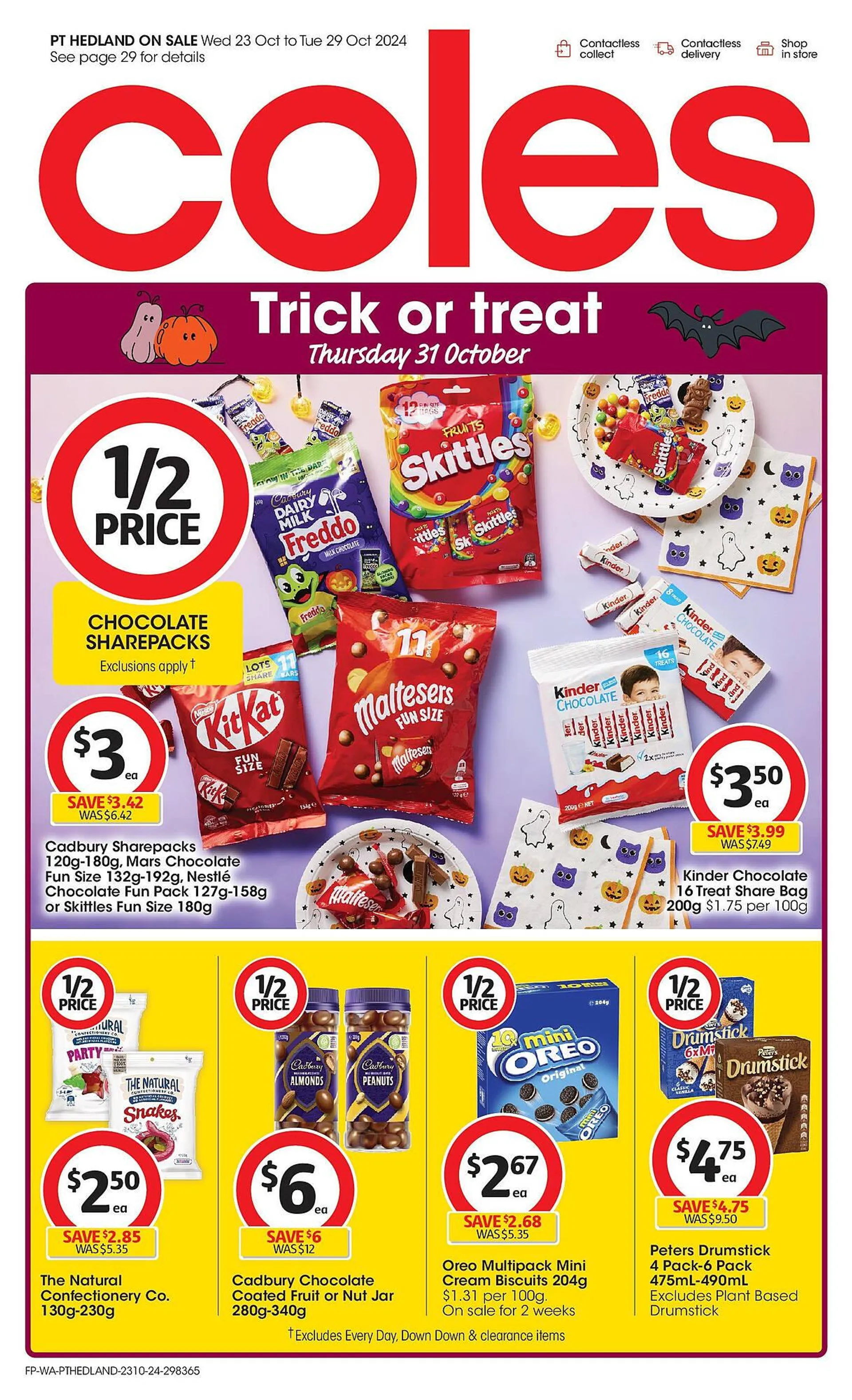 Coles catalogue - Catalogue valid from 23 October to 29 October 2024 - page 1