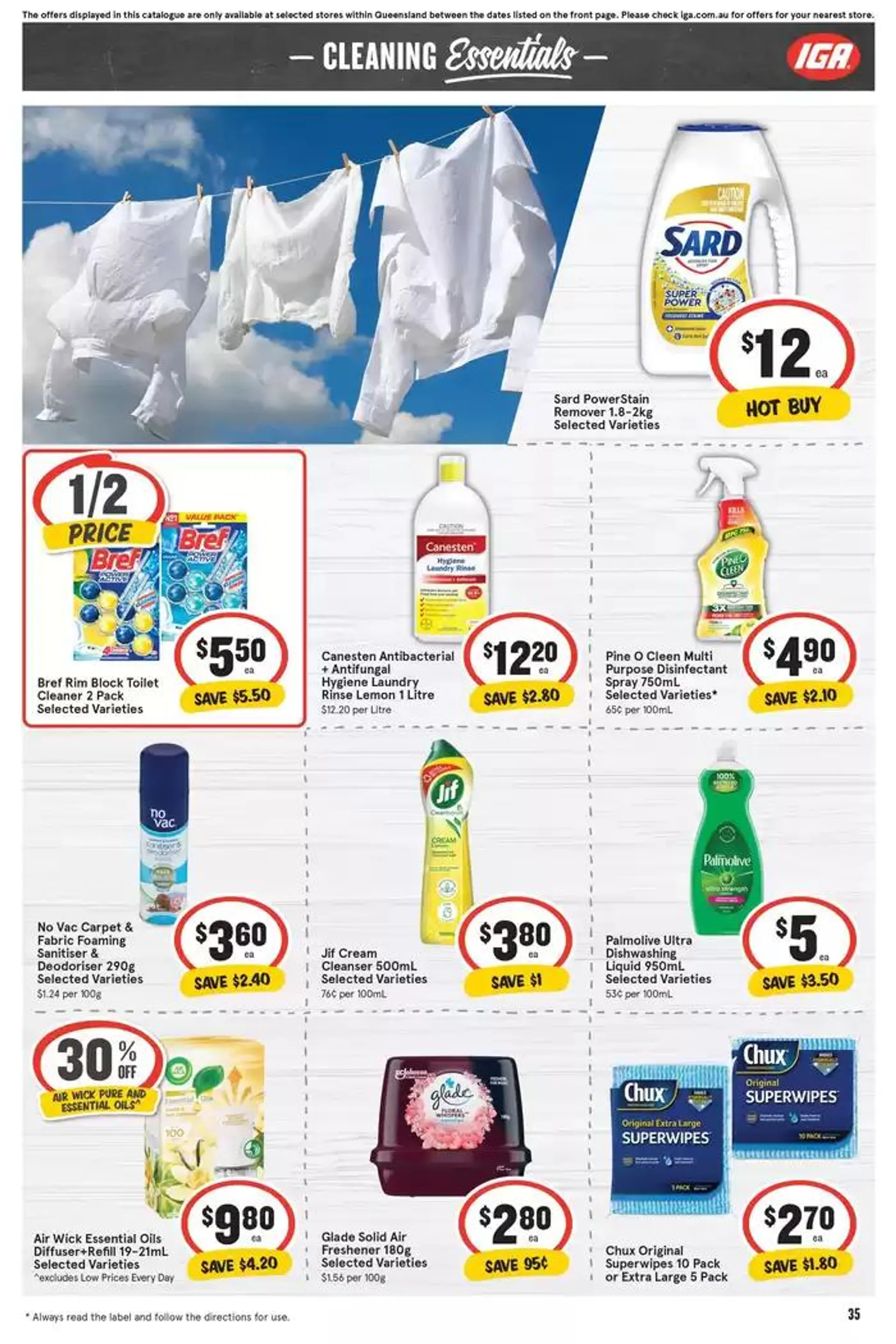 IGA - 1/2 Price - 25/09 - Catalogue valid from 25 September to 1 October 2024 - page 35