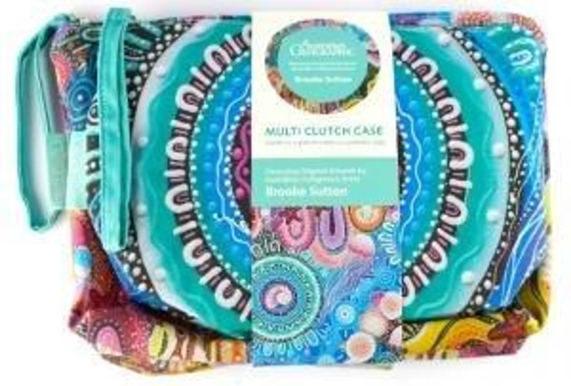 Indigenous Art Series Multi Clutch Bag - Set of 2 - Swim