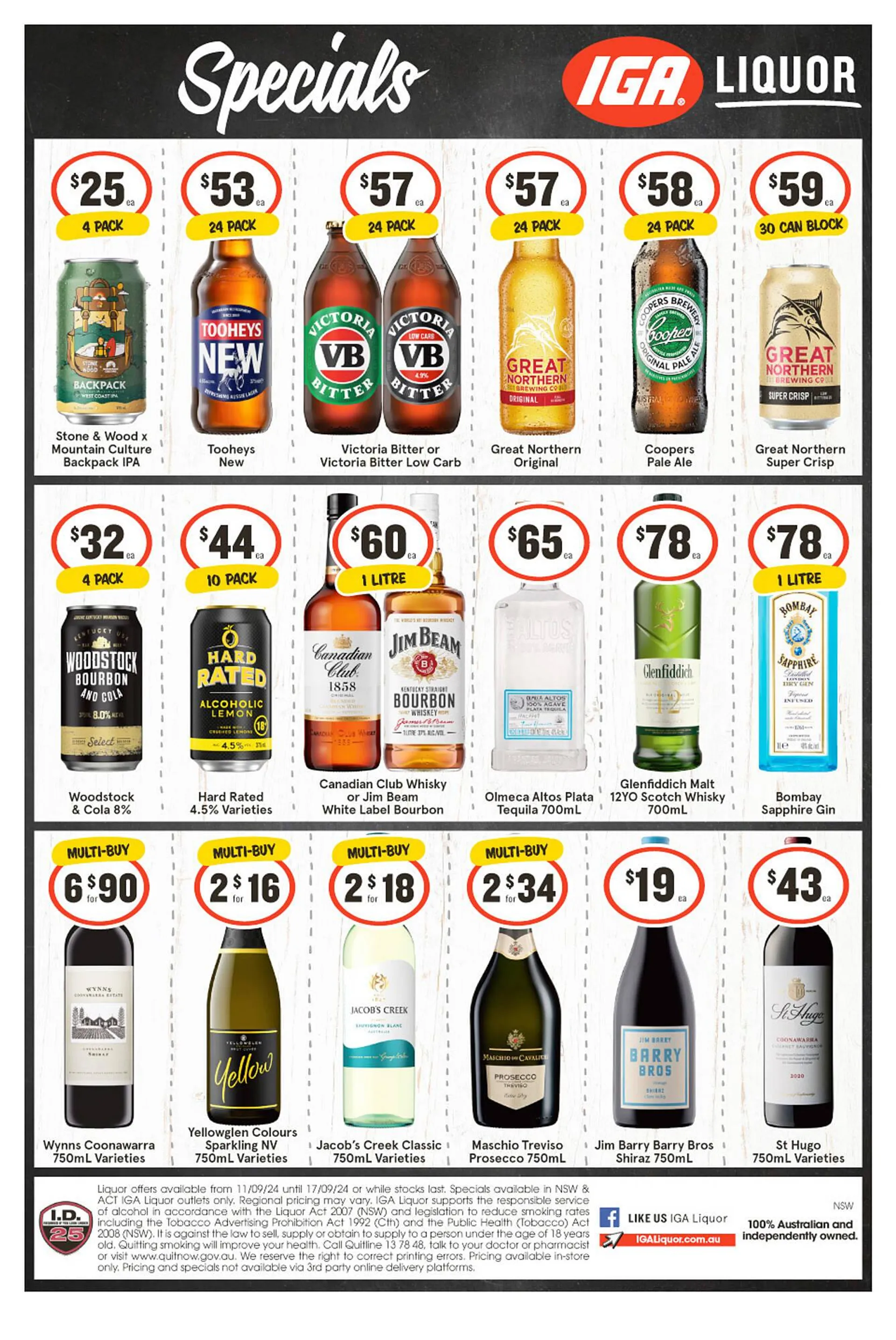 IGA Liquor catalogue - 1