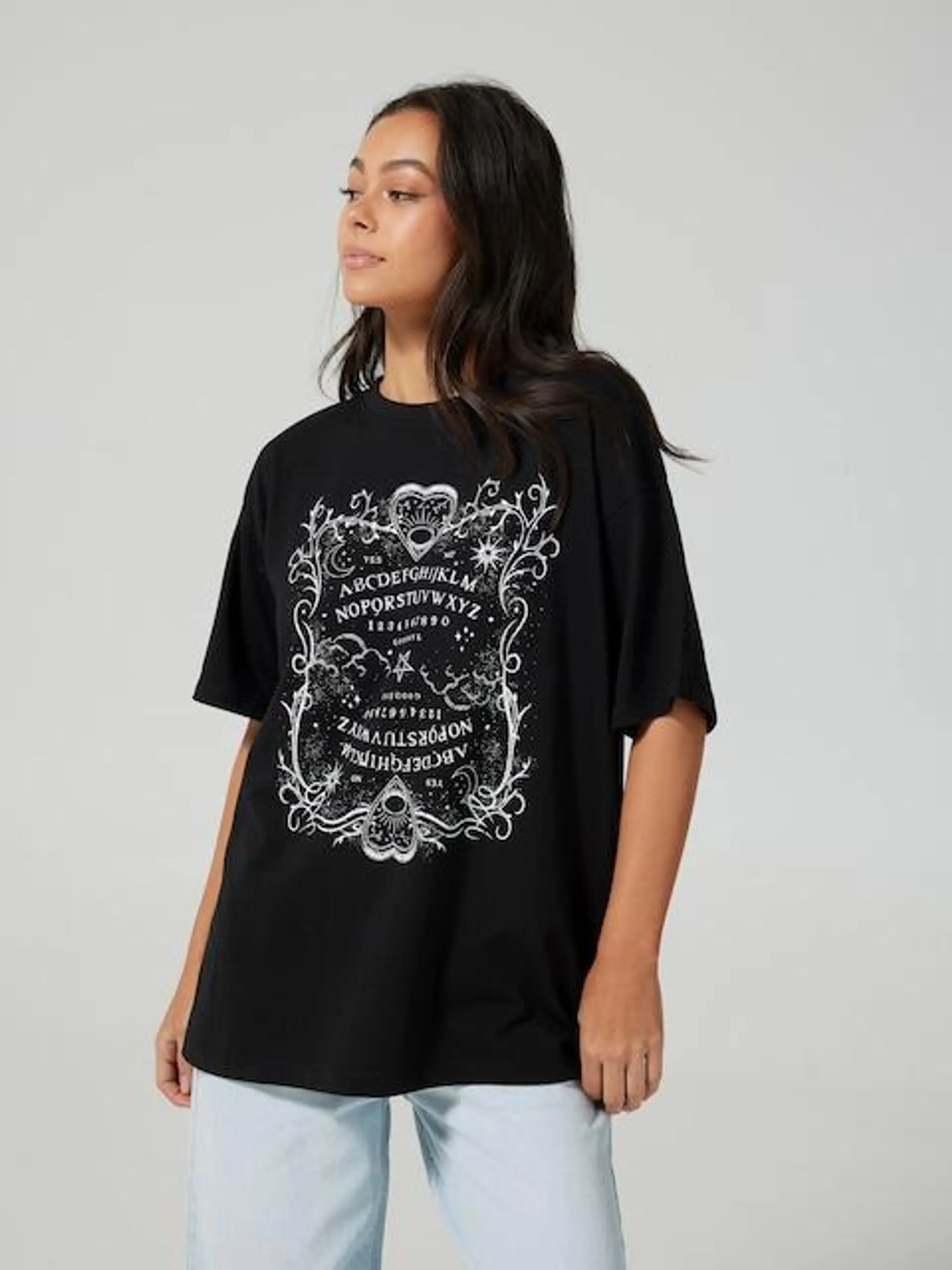 Ouija Mirror Oversized Tee