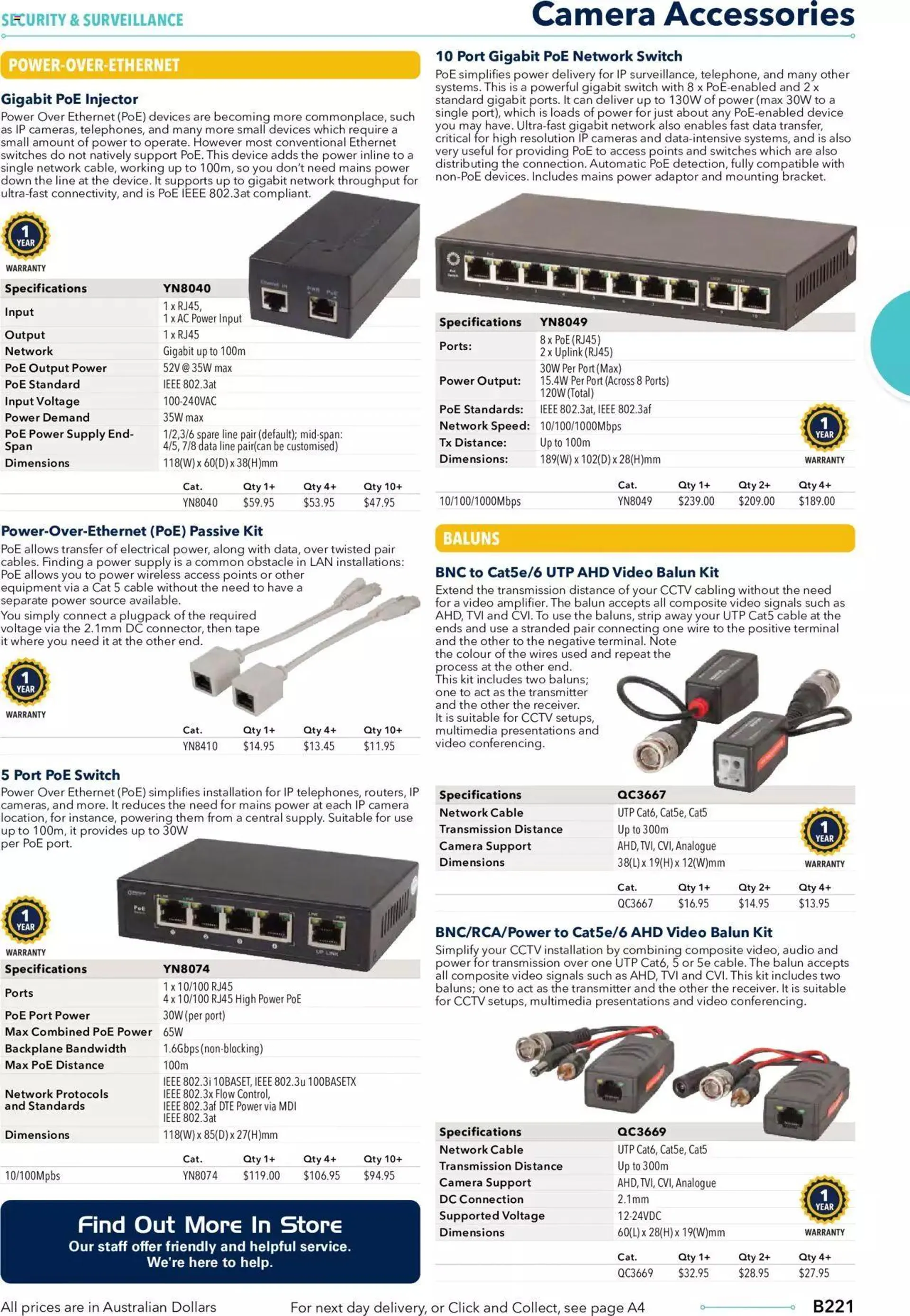 Jaycar Annual Engineering & Scientific Catalogue - Catalogue valid from 27 October to 31 December 2024 - page 221