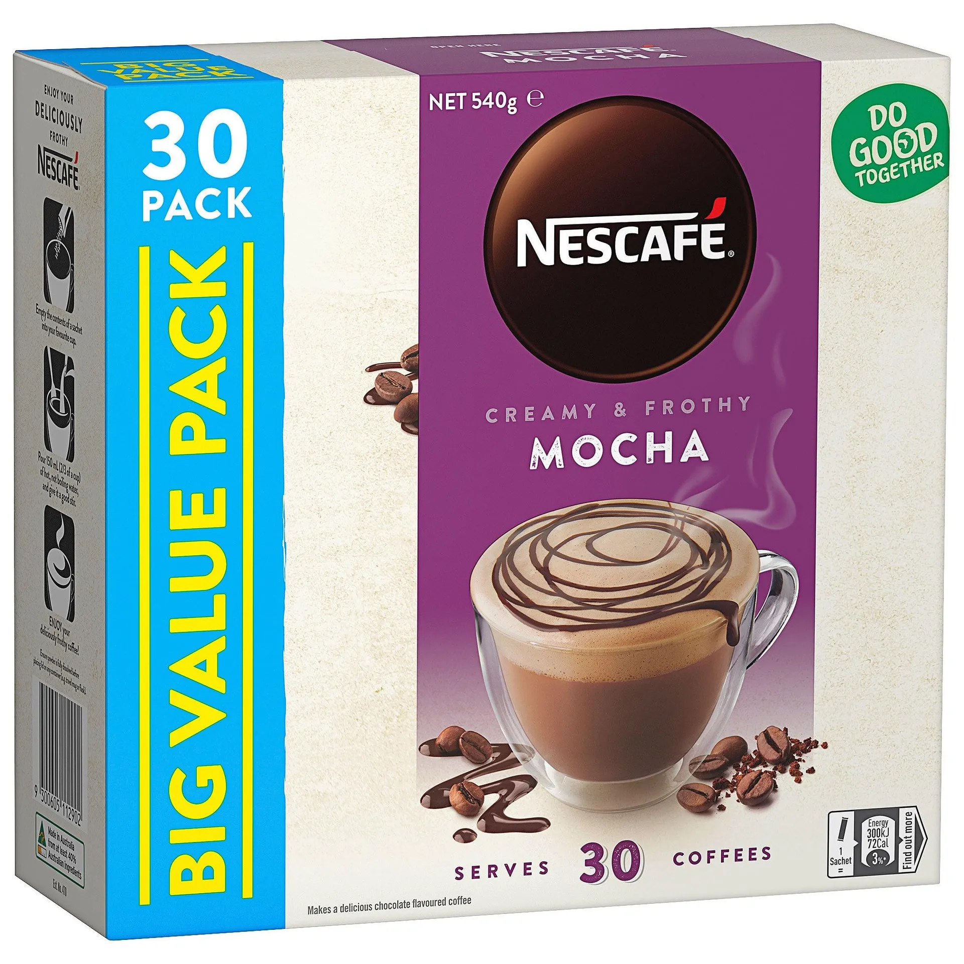 Nescafé Coffee Sachets Mocha 30pk