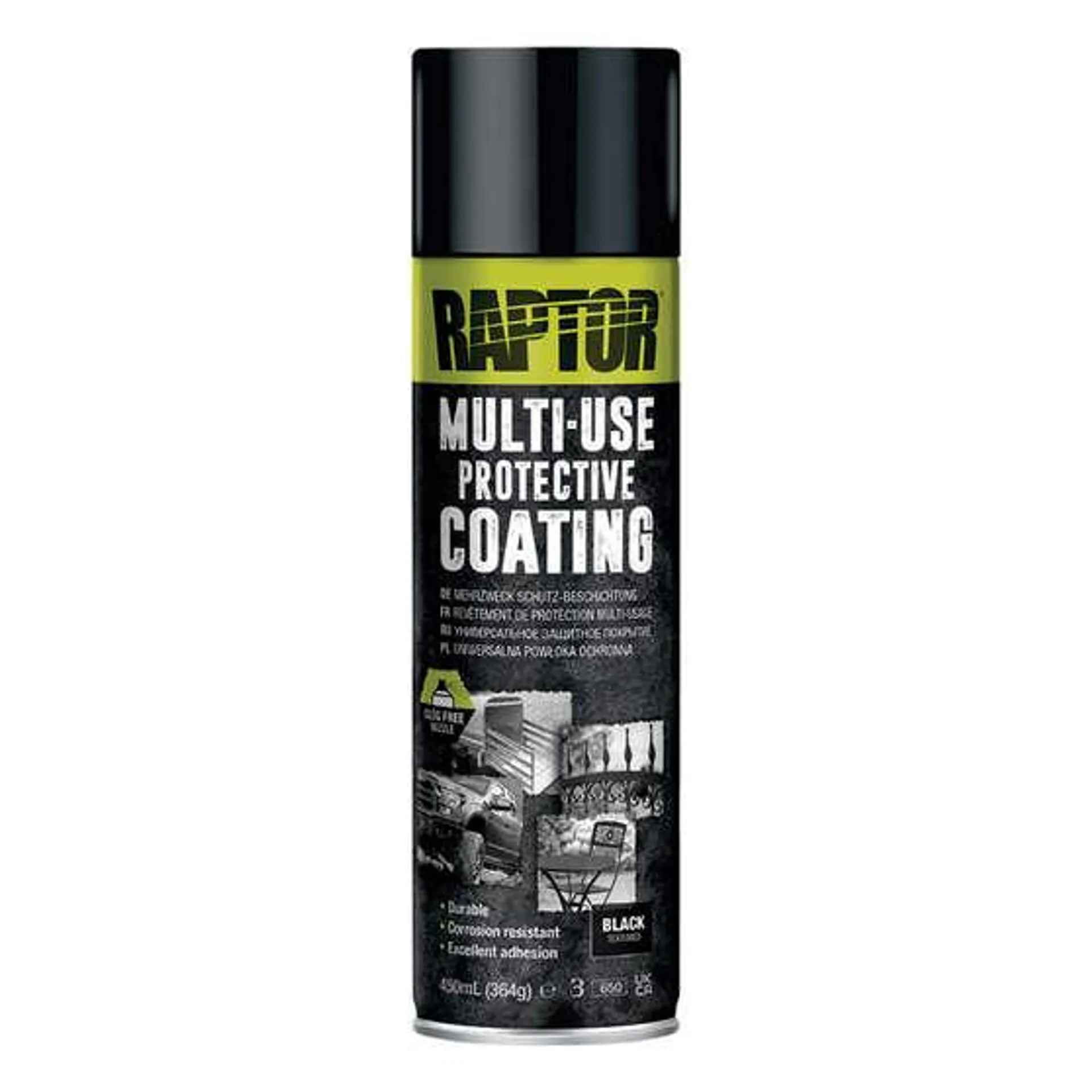 Raptor Multi Use Protective Coating, Black - 450mL