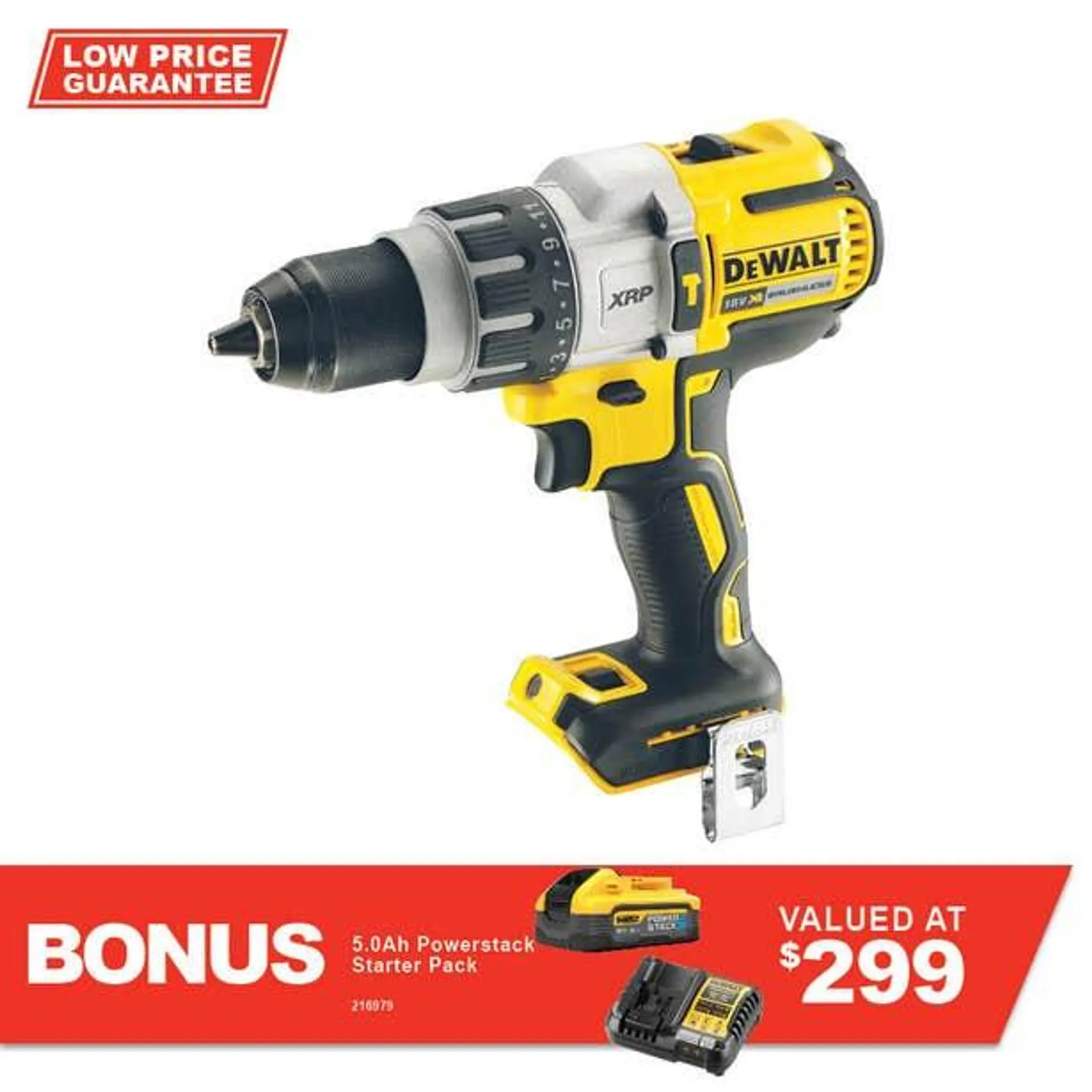 DEWALT 18V Brushless Hammer Drill Skin DCD996N-XE