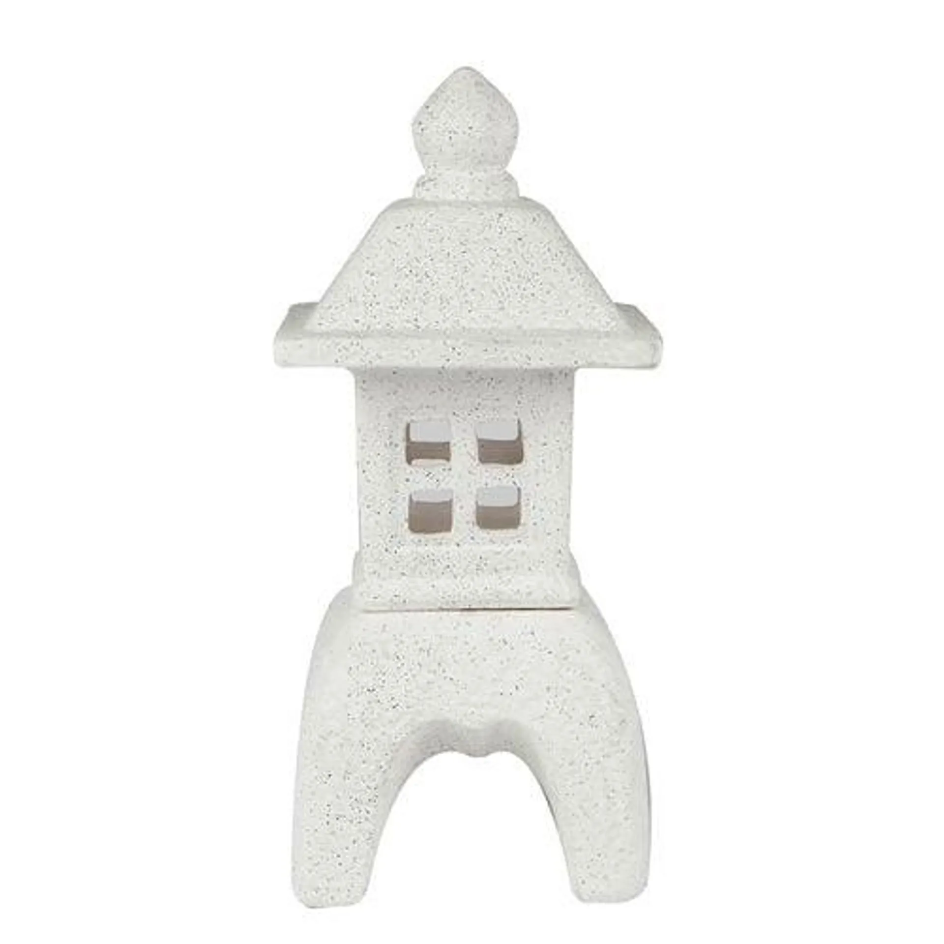 Northcote Pottery White Square Oriental Lantern