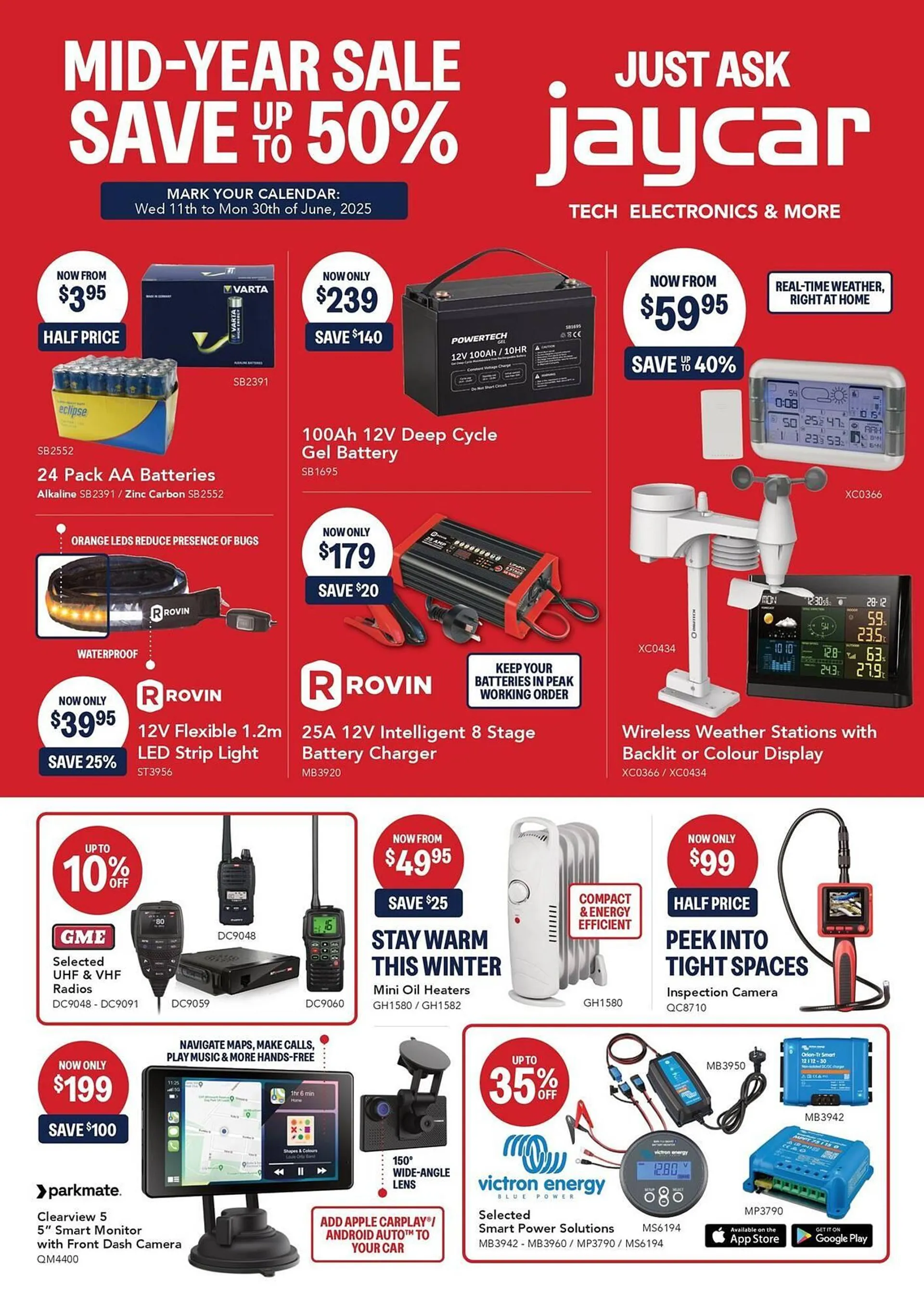 Jaycar Electronics catalogue - Catalogue valid from 11 June to 30 June 2025 - page 1