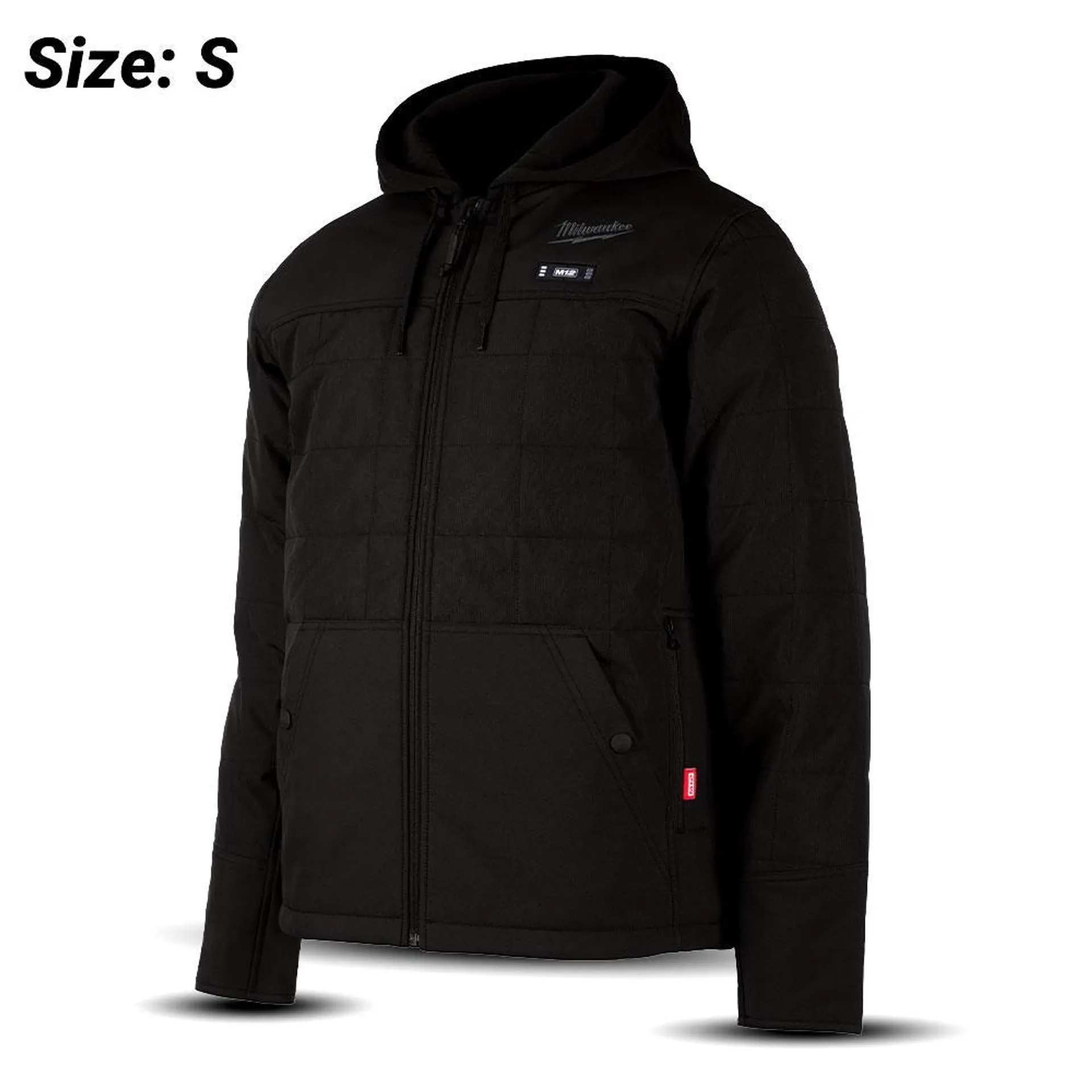 Milwaukee M12HPJBLACK20S 12V Li-ion Cordless AXIS™ Black Heated Jacket (SMALL) - Skin Only