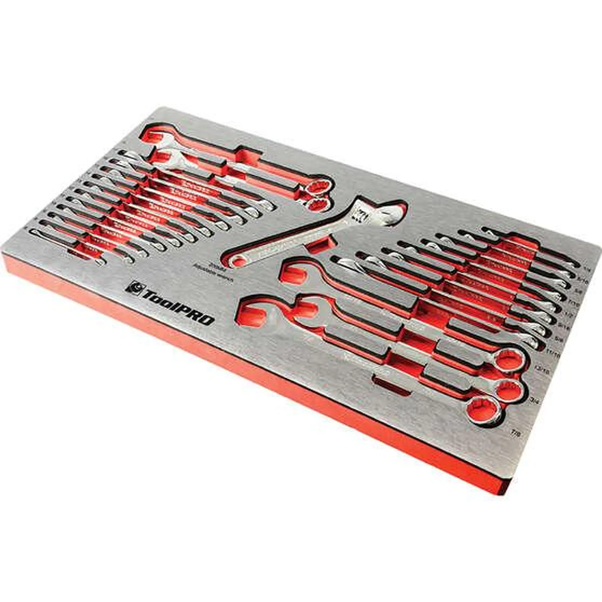 ToolPRO EVA Spanner Combo Set Metric/SAE 25 Piece