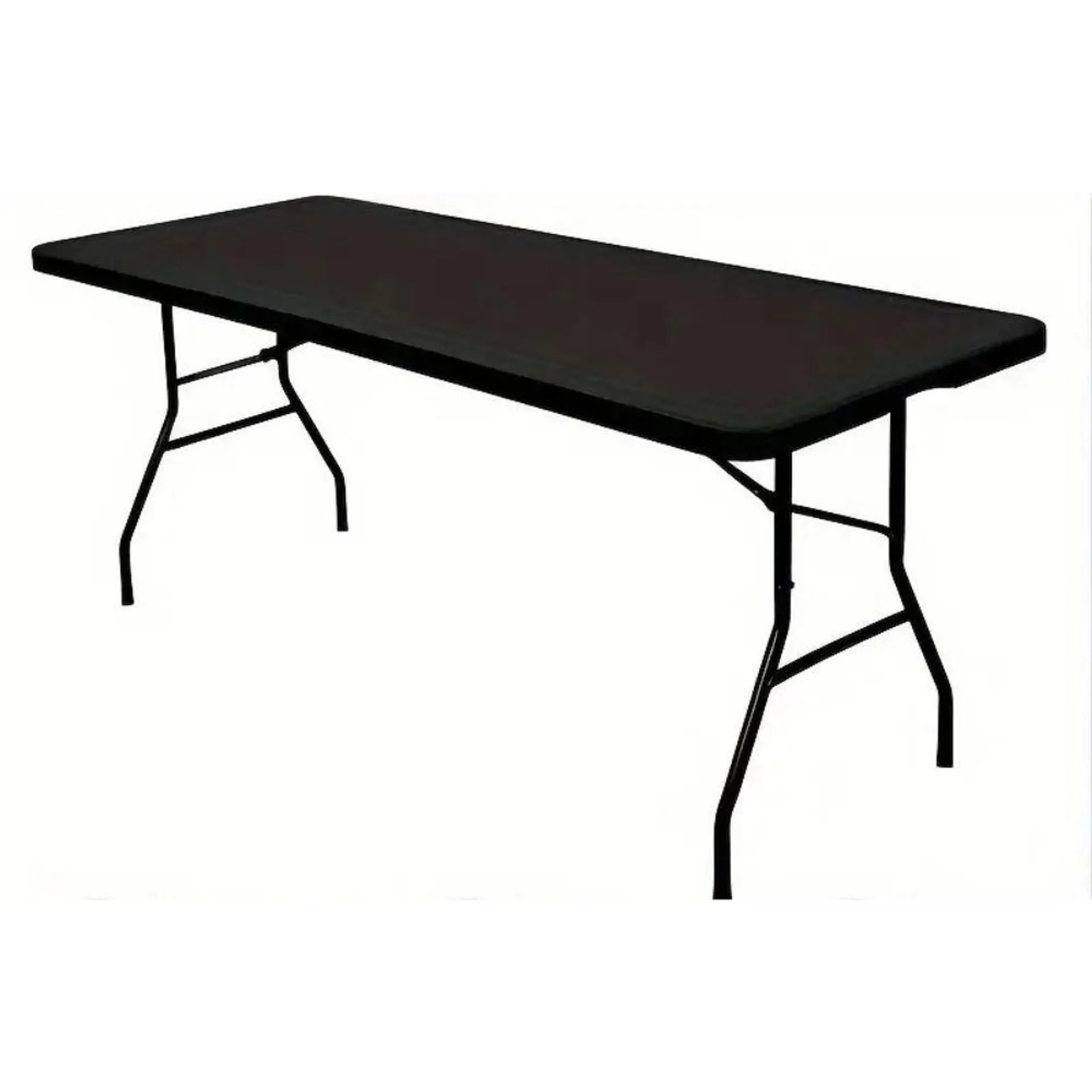 Table Cover Top Rectangle 2.4m Spandex Black Ea