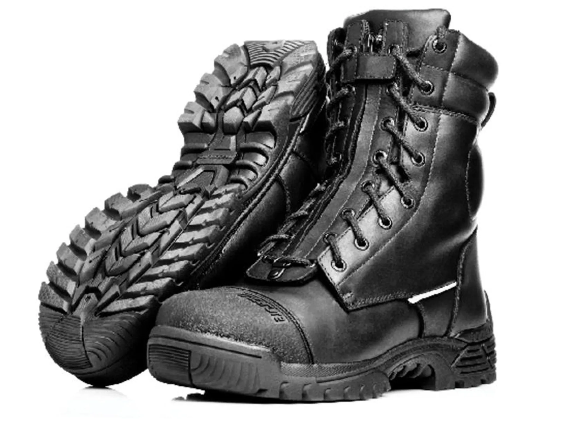 Tracerlite Mens 8 Inch Leather Fire Boot