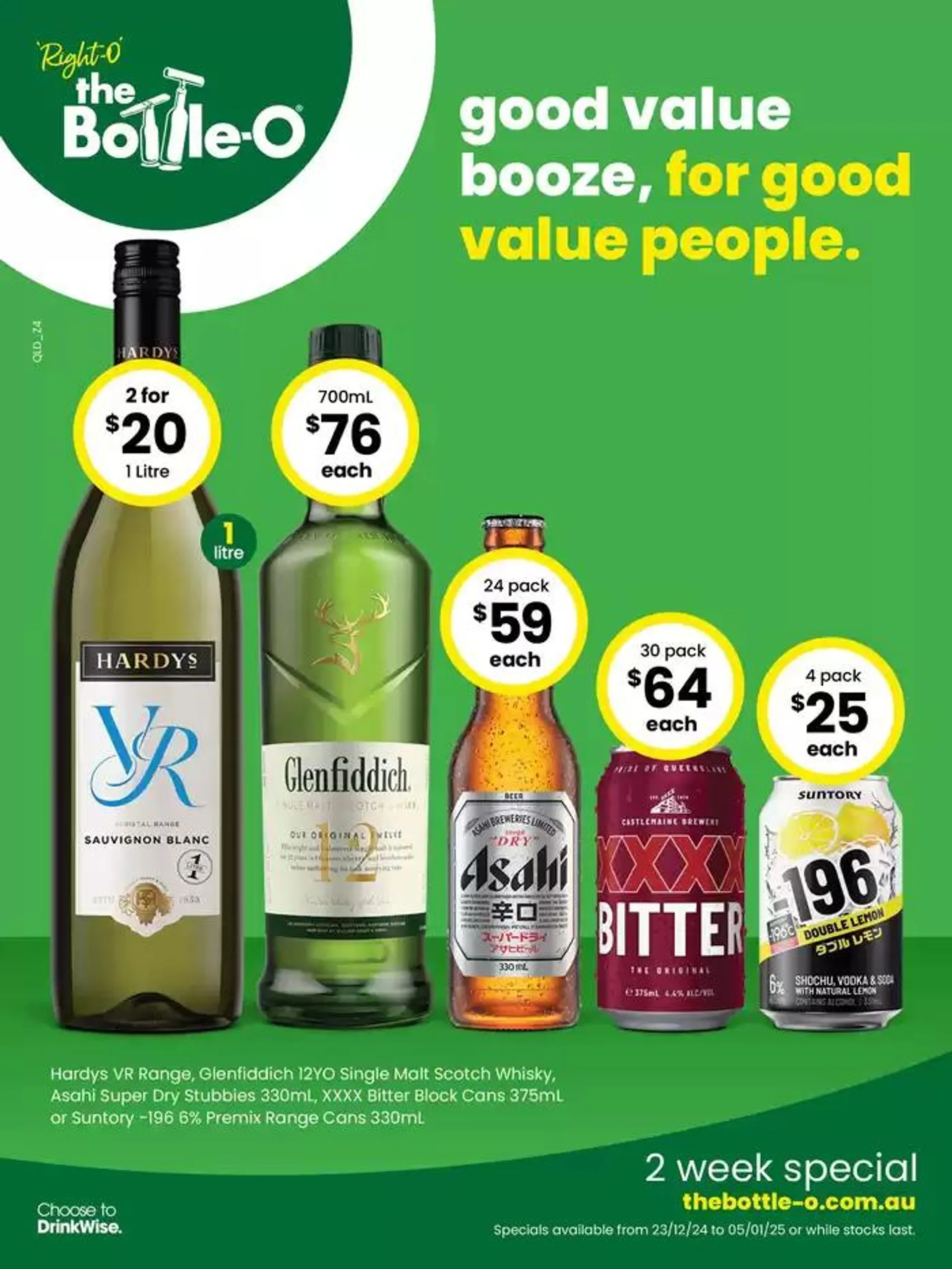 Good Value Booze, For Good Value People 23/12 - 1