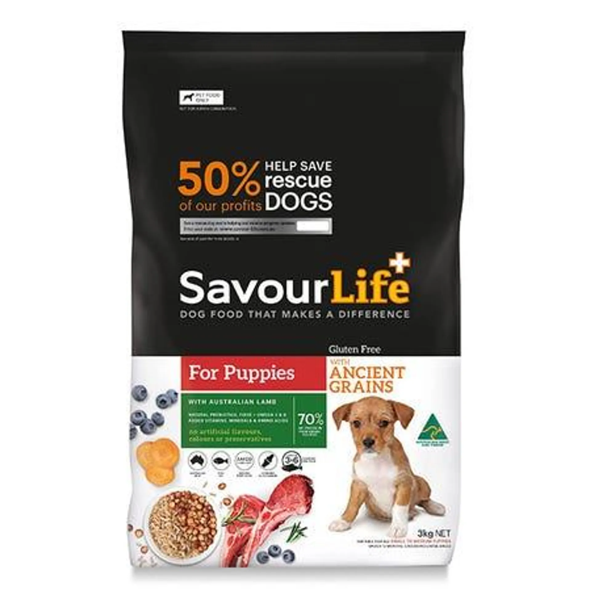 SavourLife Ancient Grains Lamb Puppy Food