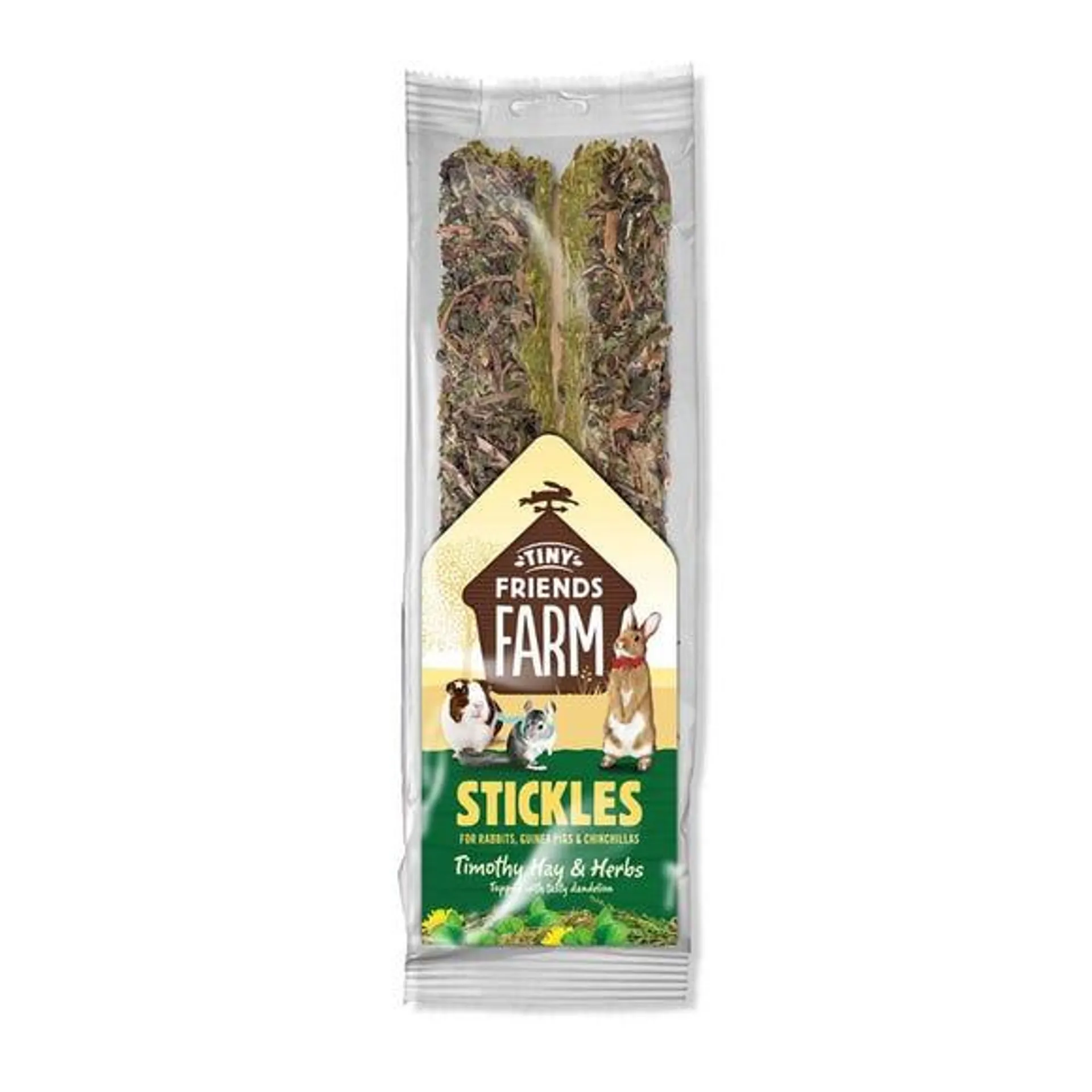 TFF Stickles Timothy Hay & Herbs 100g