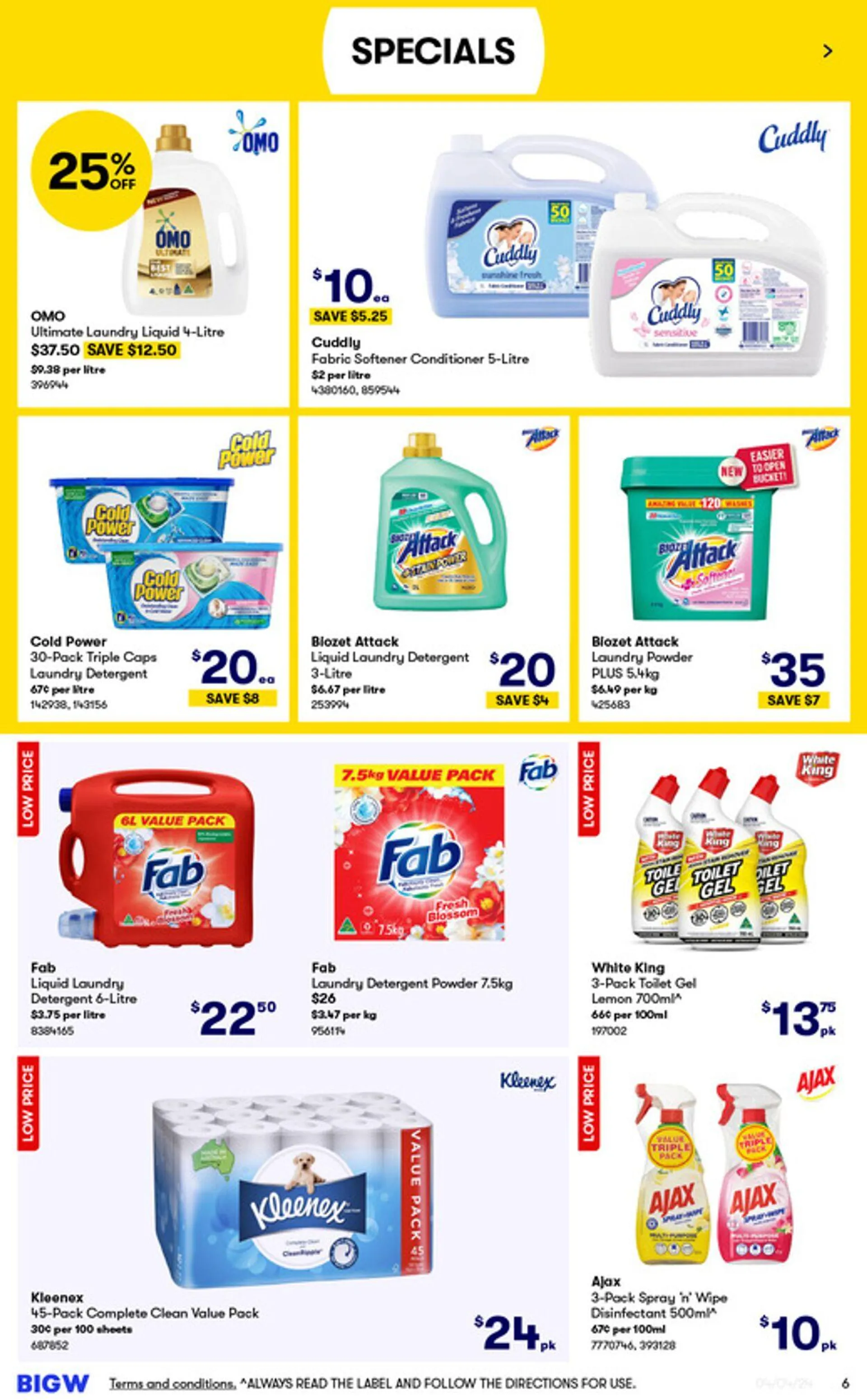 BIG W Current catalogue - Catalogue valid from 31 July to 14 August 2024 - page 6