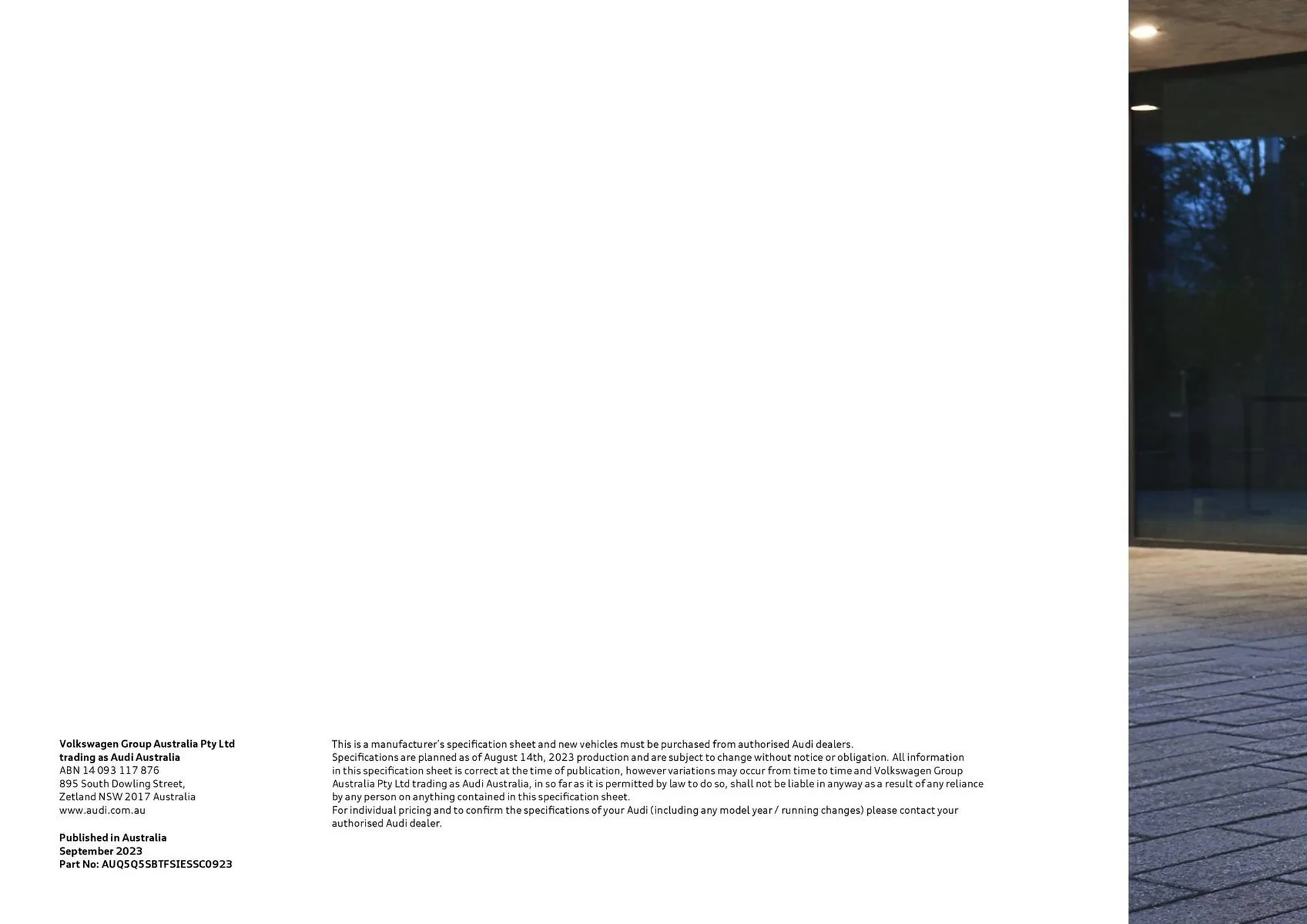 Audi catalogue - Catalogue valid from 11 September to 11 September 2025 - page 8
