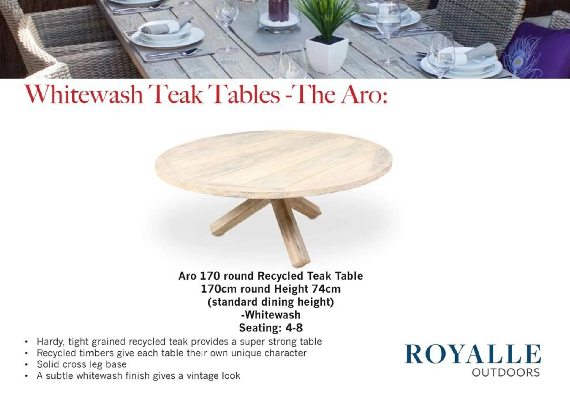 Whitewash Teak - Catalogue valid from 13 May to 31 December 2024 - page 4