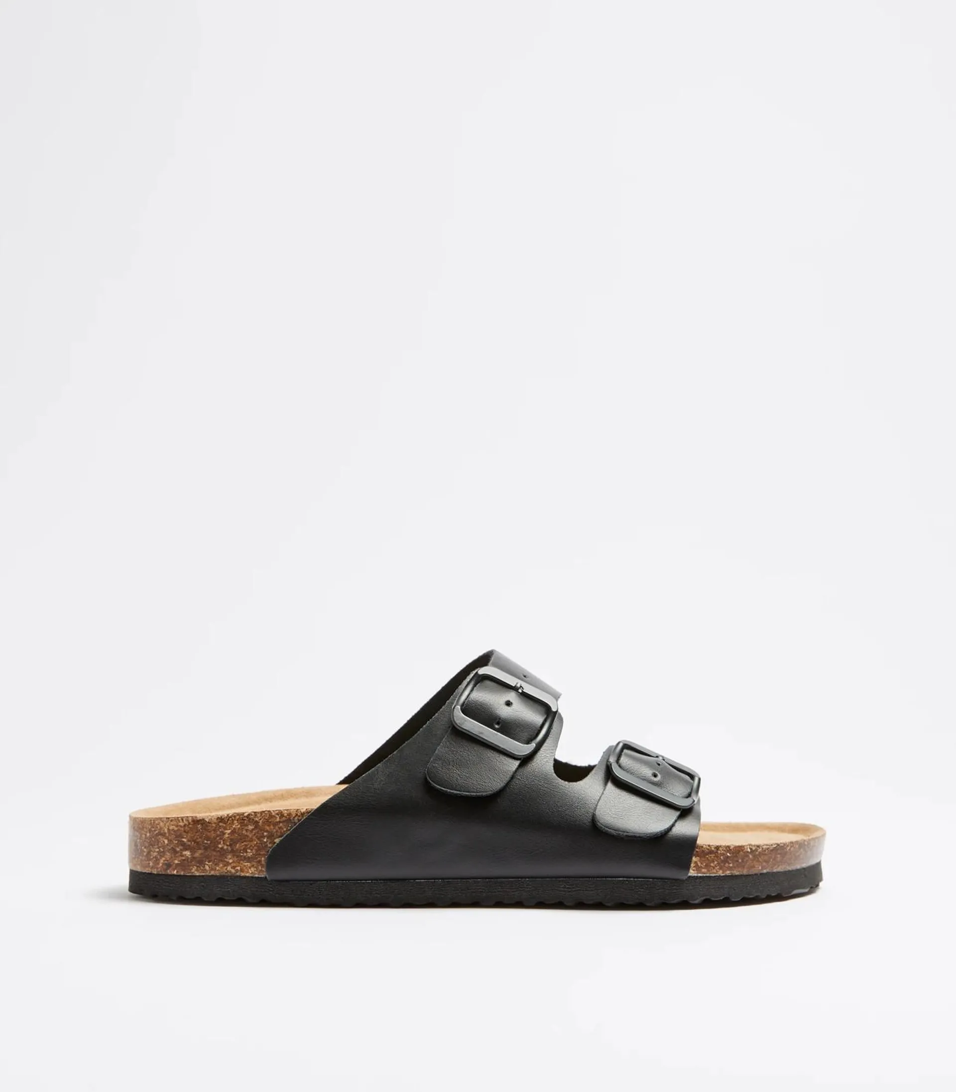 Womens Maree II Moulded Cork Sandals - Black