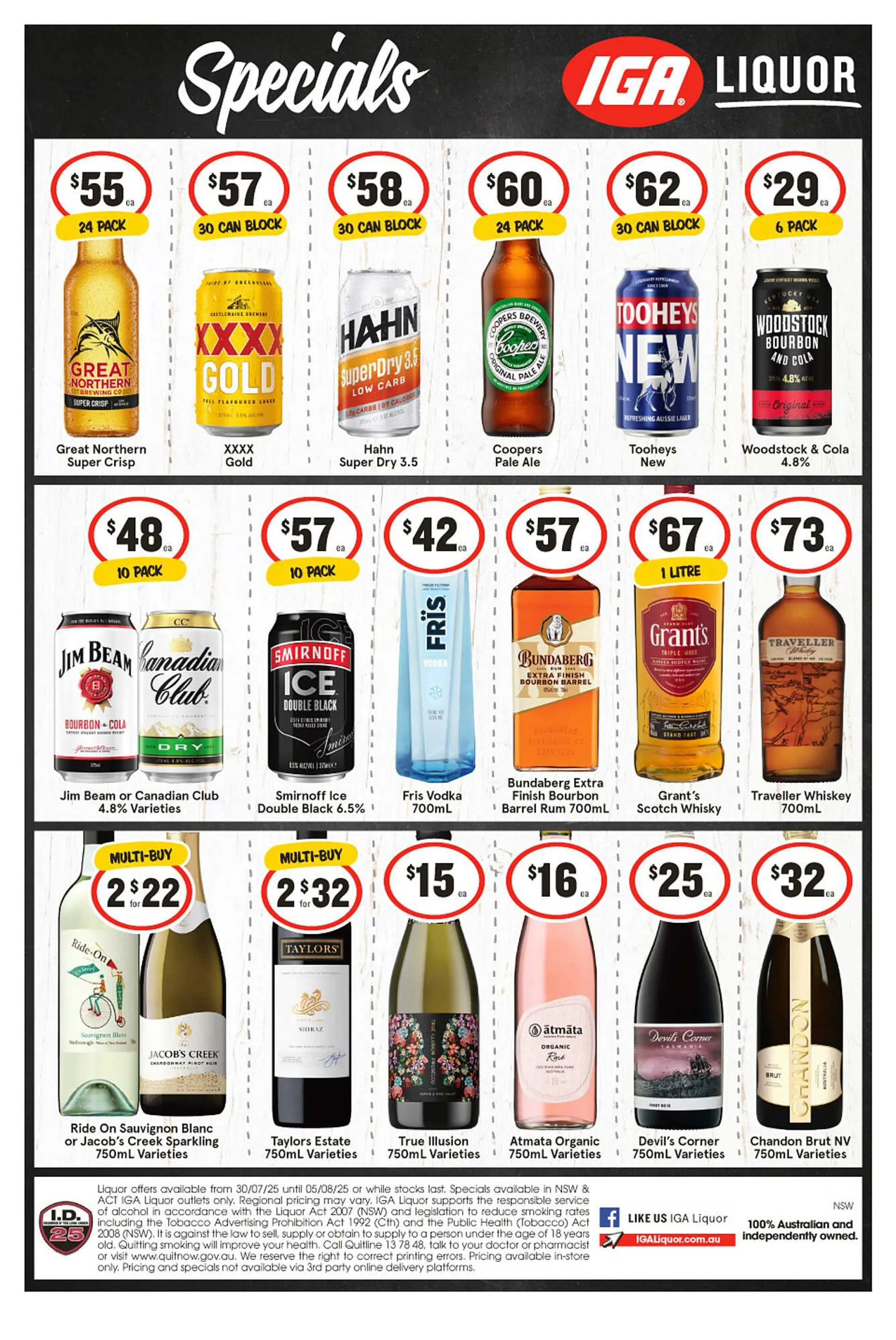 IGA Liquor catalogue - 1