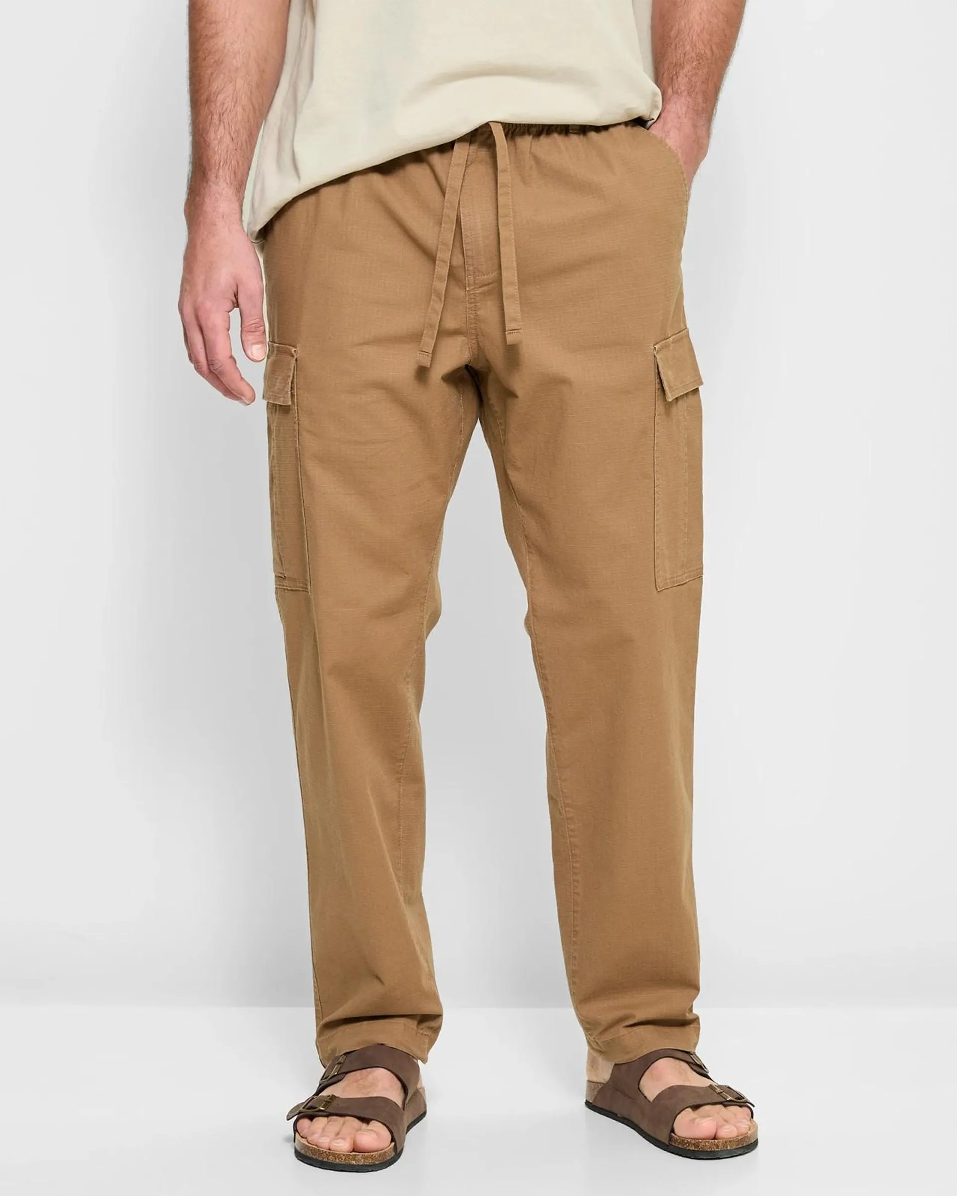 Parachute Cargo Pants - Brown