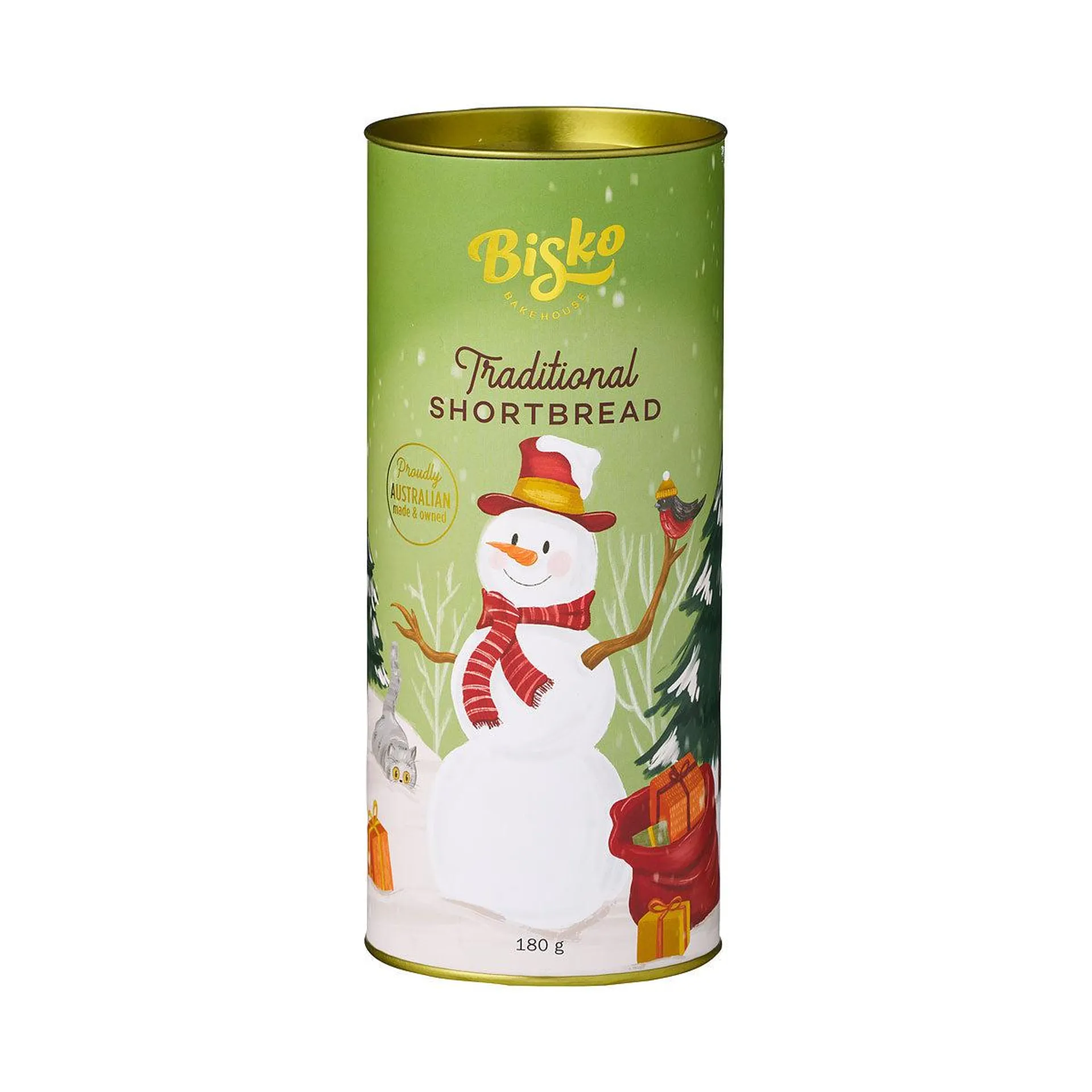 Bisko Traditional Shortbread Tubes 180g