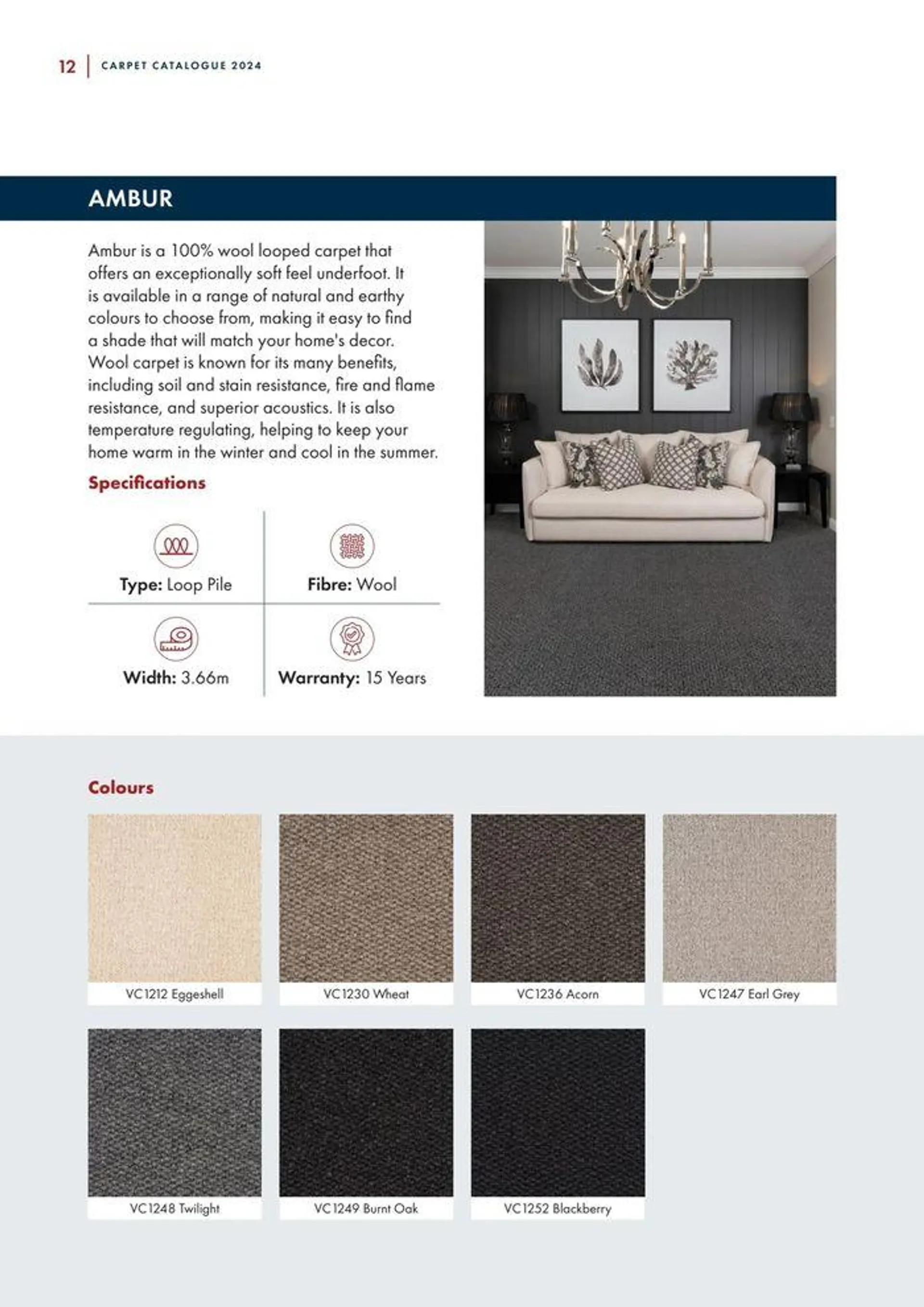 Carpet Catalogue - Catalogue valid from 24 September to 31 December 2024 - page 12