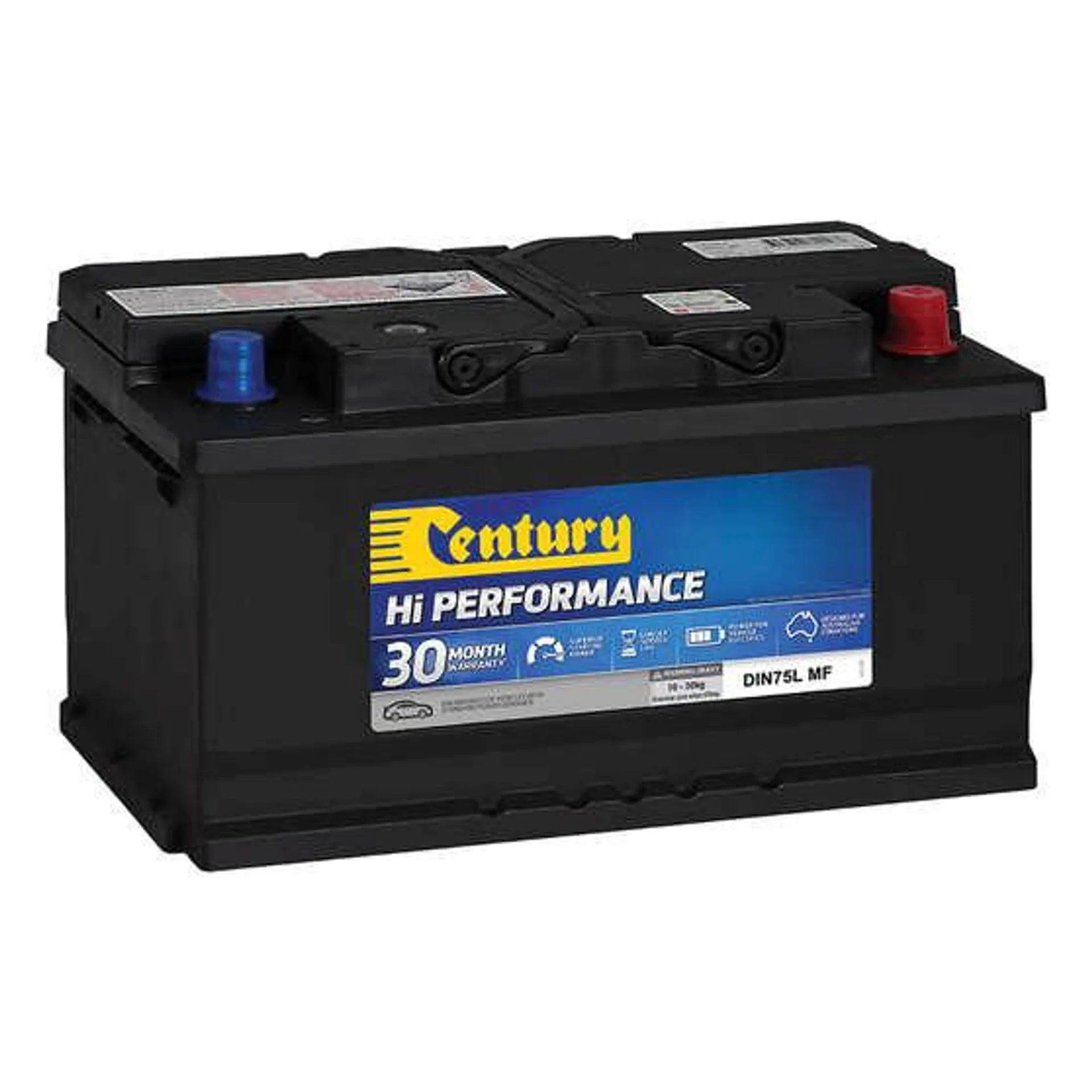 Century Hi Performance Car Battery DIN75L MF