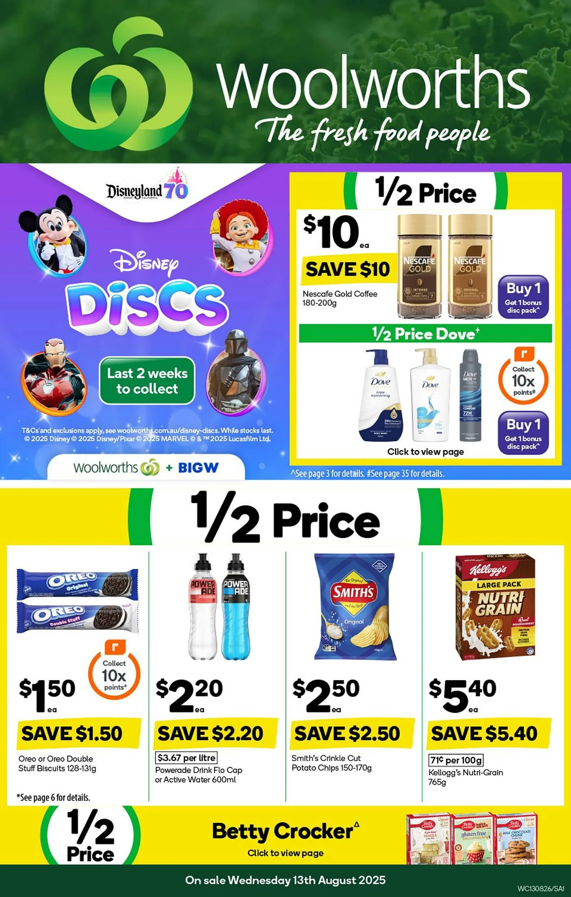 Woolworths catalogue - Catalogue valid from 13 August to 19 August 2025 - page 1